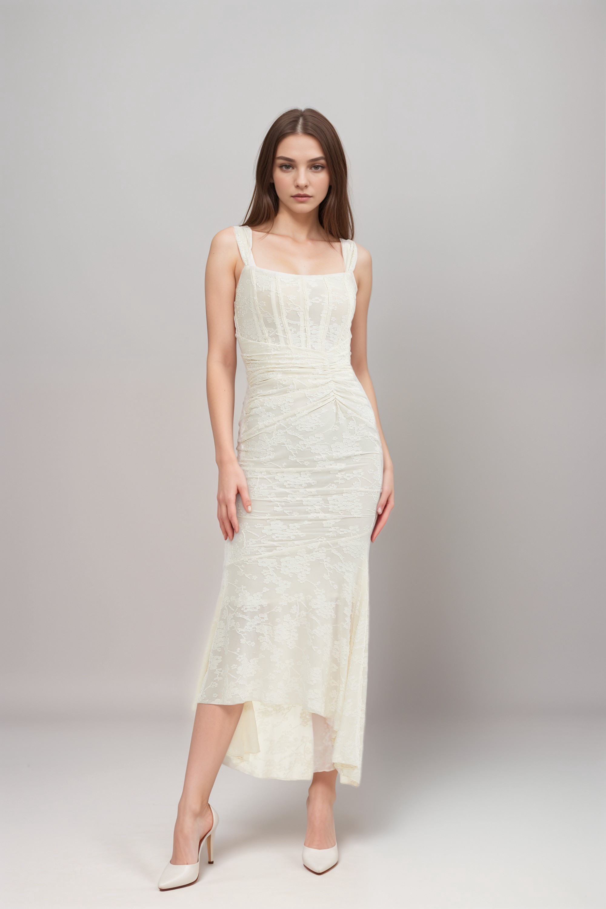 Charlotte Floral Maxi Dress - Elegant Long Summer Dress for Women, Perfect for Beach, Vacation & Outdoor Events
