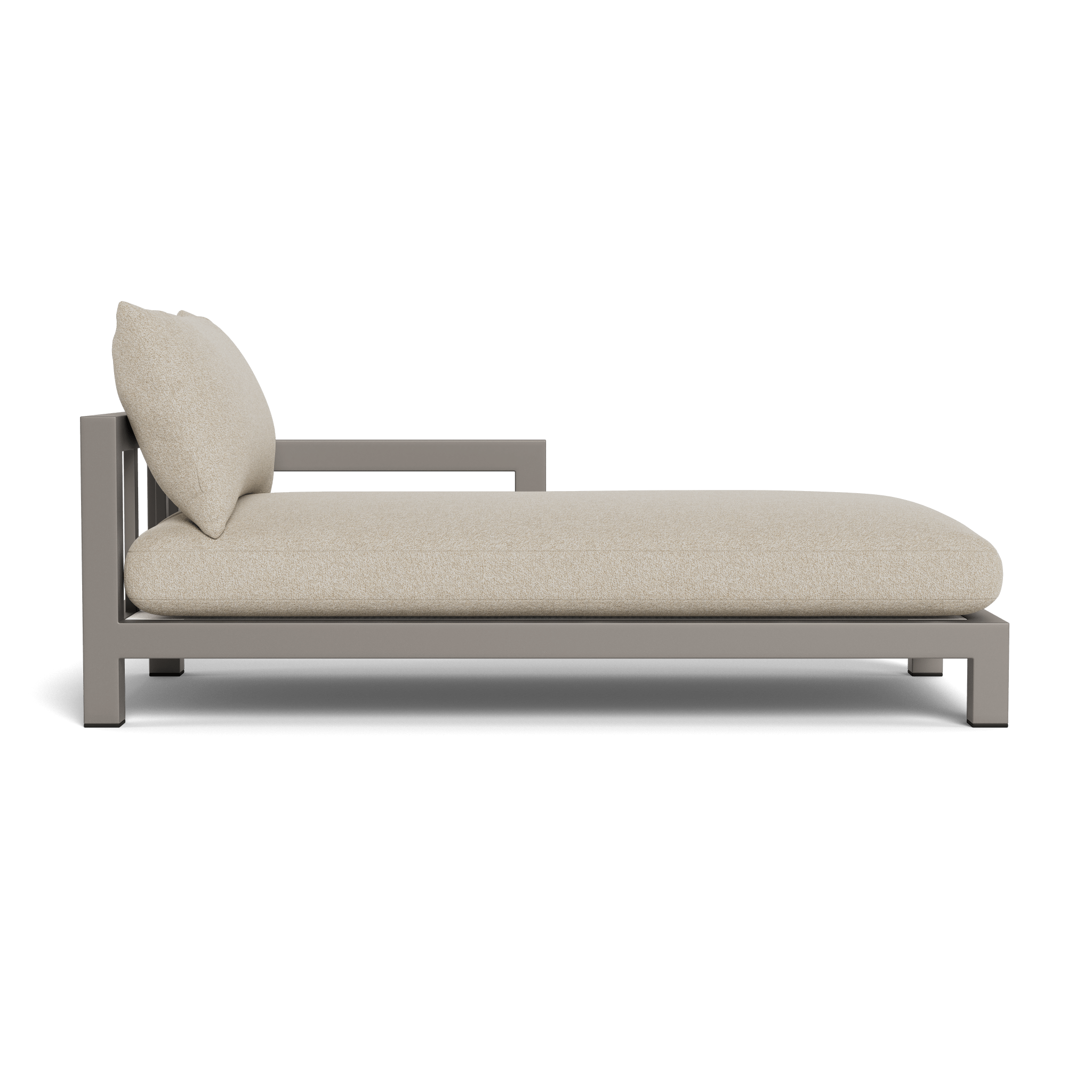 Pacific Aluminum Chaise Lounge Chair - Lightweight & Durable Outdoor Patio Furniture for Poolside, Beach, Garden Relaxation