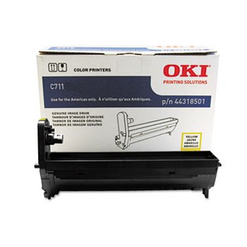 High-Yield OKIDATA 44318501 Yellow Drum Unit - 20,000 Page Capacity | Compatible with [Printer Models] | Reliable Printer Supplies for Office & Home Use