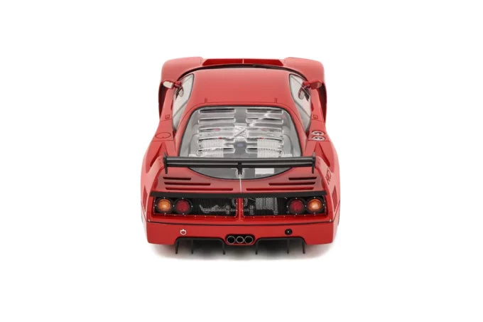 GT Spirit 1:18 Scale Ferrari F40 LM Diecast Model Car - Rosso Corsa Red Collectible for Display & Racing Enthusiasts | Perfect for Home Office Decor, Car Collections & Gift Giving