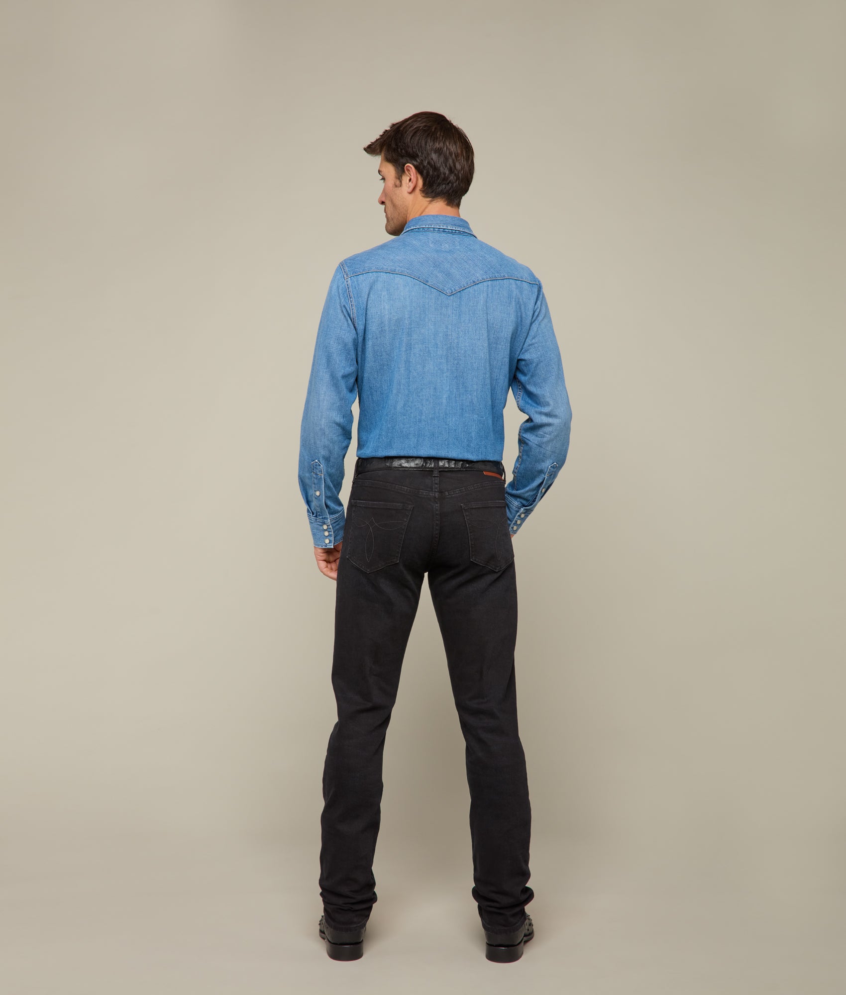Jesse Men's Slim Straight Fit Jeans - Oil Resin Wash | Comfortable & Stylish for Casual Wear, Work & Night Out