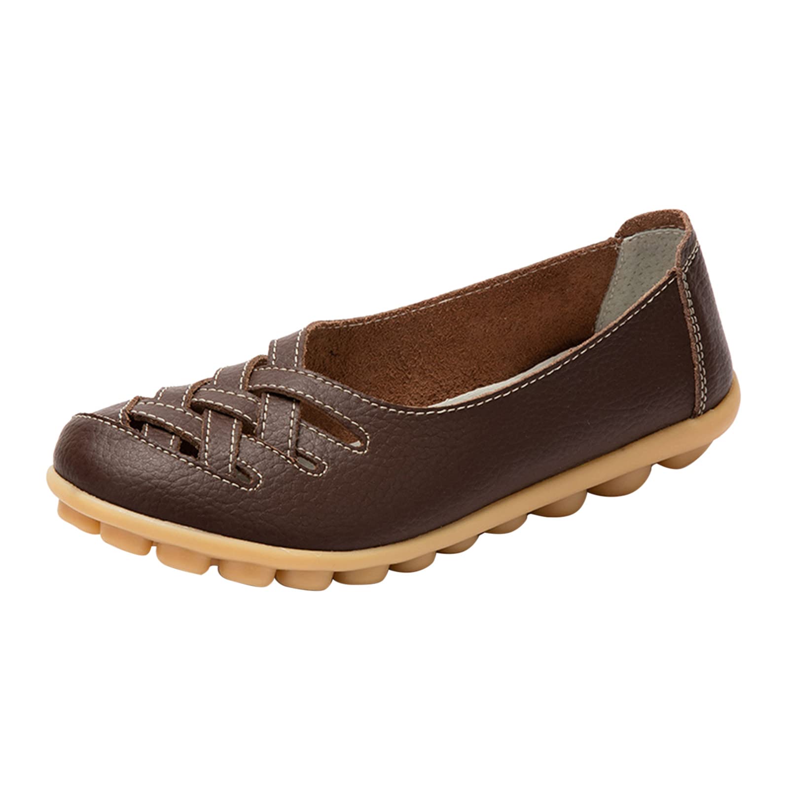Women's Slip-On Loafers - Comfortable Walking Flats for Casual Wear & Driving | Lightweight, Breathable & Supportive | Perfect for Work, Travel & Everyday Use