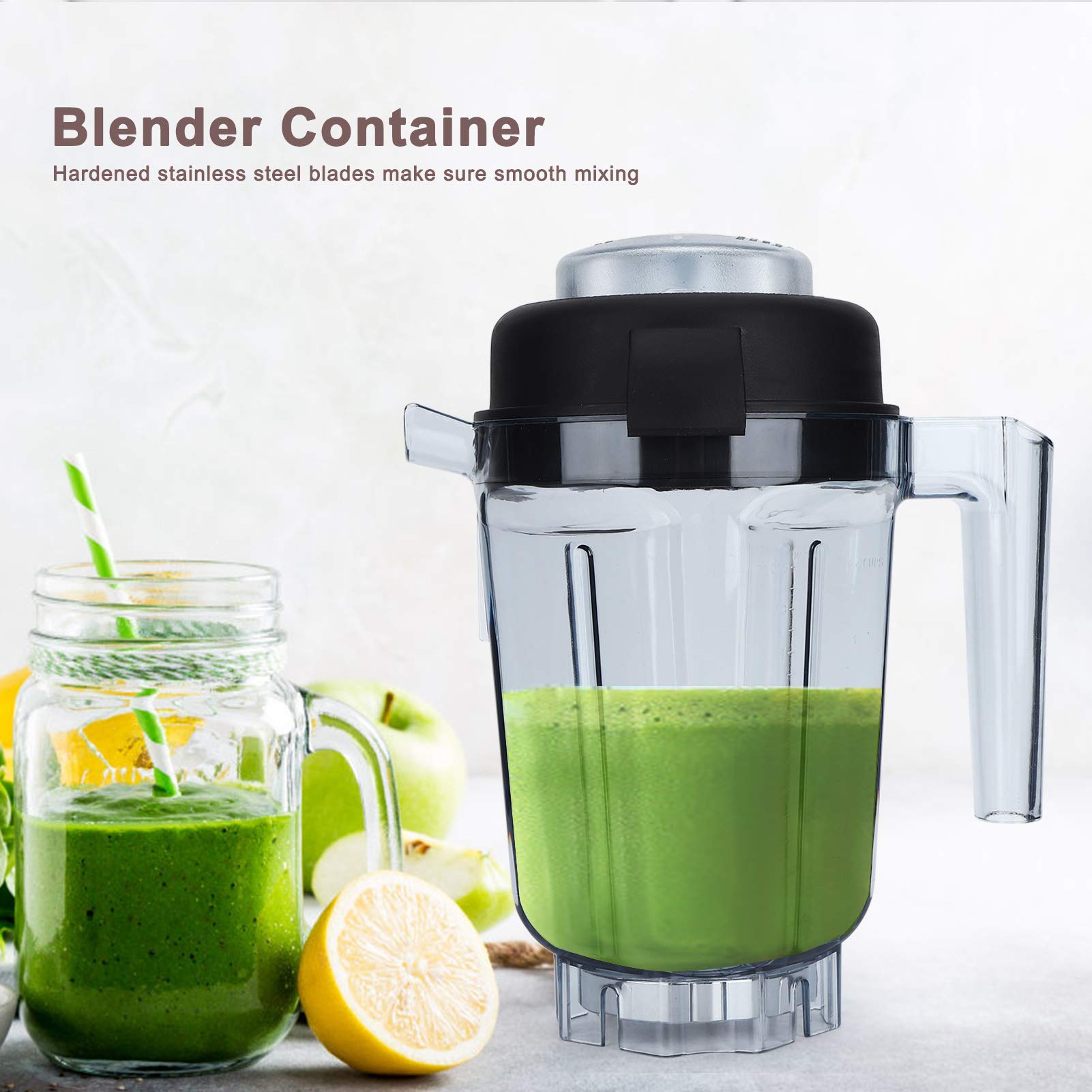 Vitamix 32oz Blender Container Replacement - Transparent BPA-Free Food Blender Jar with Blade Lid - Compatible with C & G Series Blenders - Perfect for Smoothies, Soups & Nut Butters