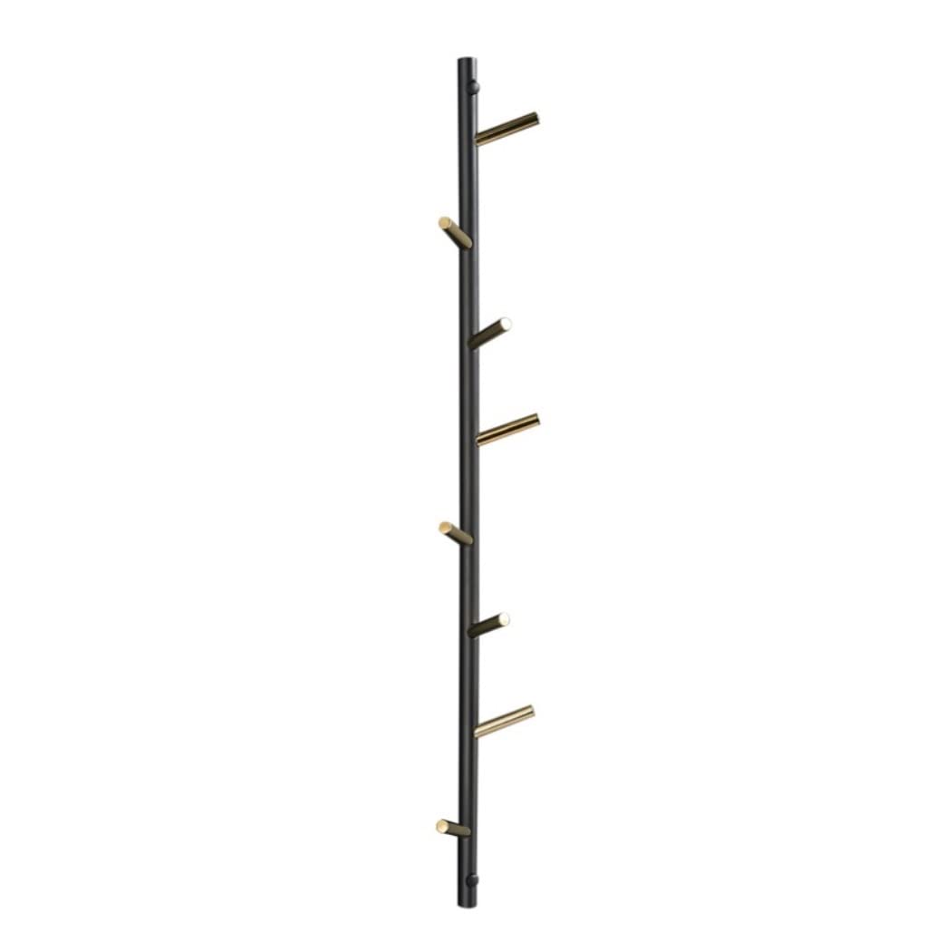 Brass Wall-Mounted Coat Hook - Entryway, Bathroom & Living Room Organizer