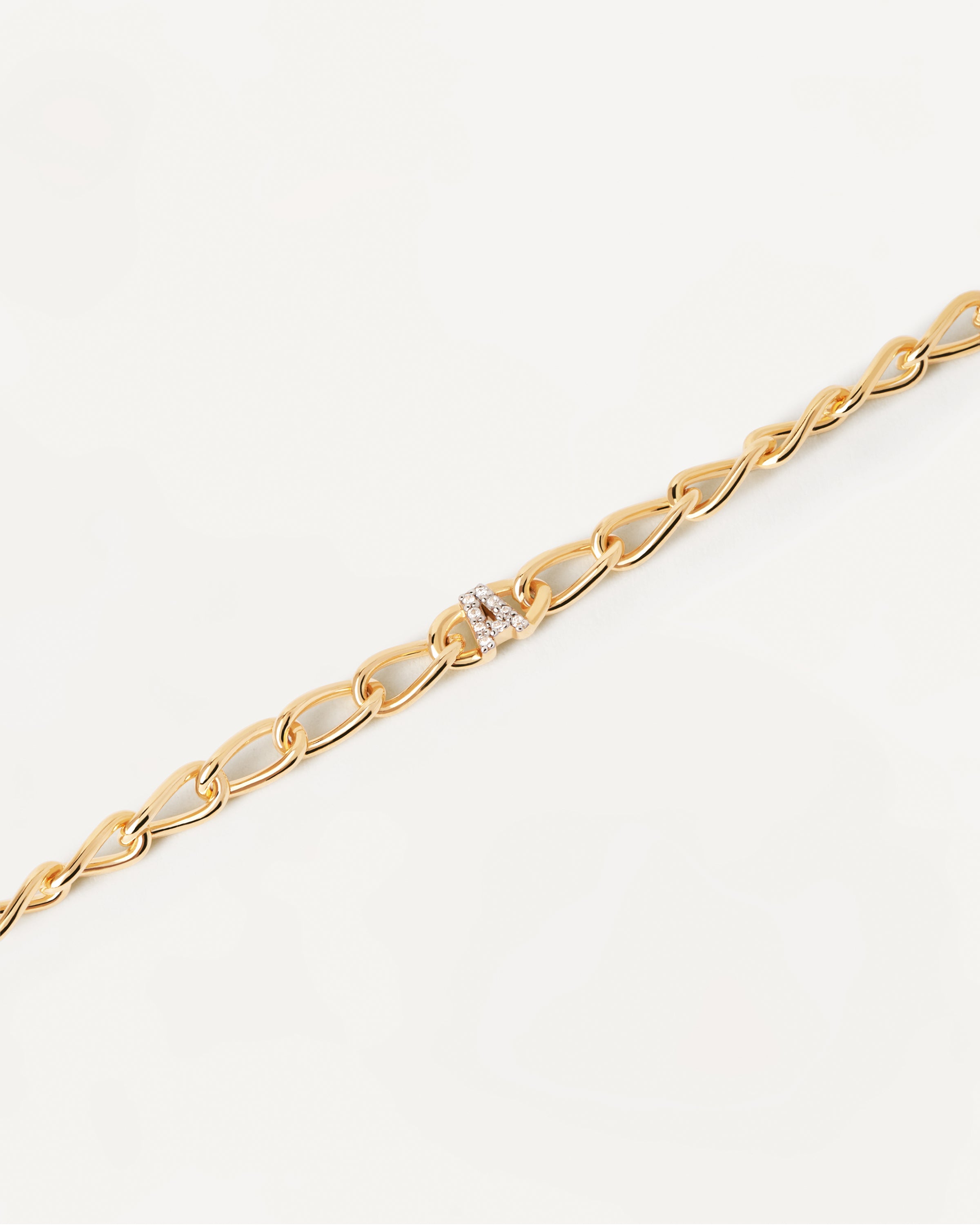Letter A Chain Bracelet for Women - Gold & Silver Initial Necklace - Personalized Name Jewelry Gift for Her - Perfect for Birthdays, Anniversaries & Everyday Wear