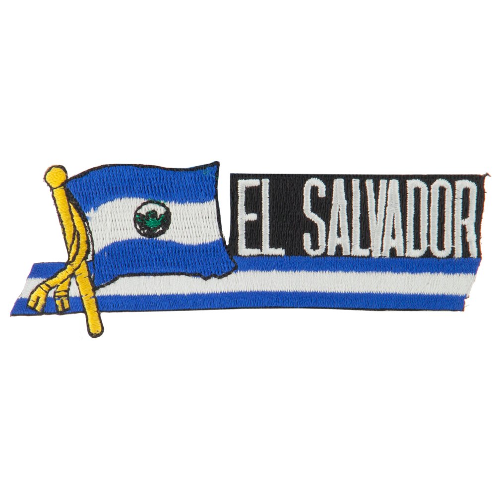Custom Embroidered Iron-On Patches for Clothing & Accessories | North America & El Salvador Sizes | Perfect for DIY Crafts, Jackets, Backpacks & Gifts