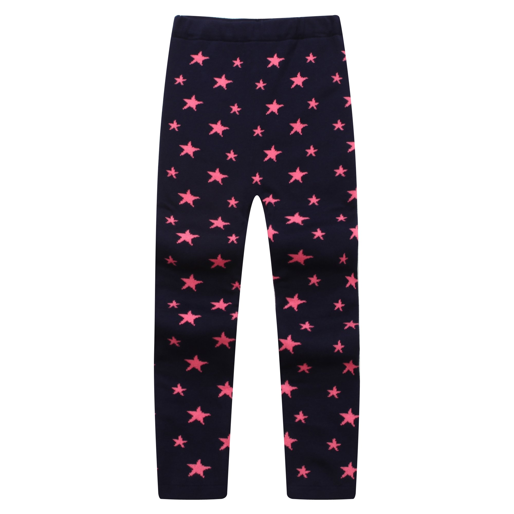Richie House Girls' Knit Leggings - Soft & Stretchy for Play & School