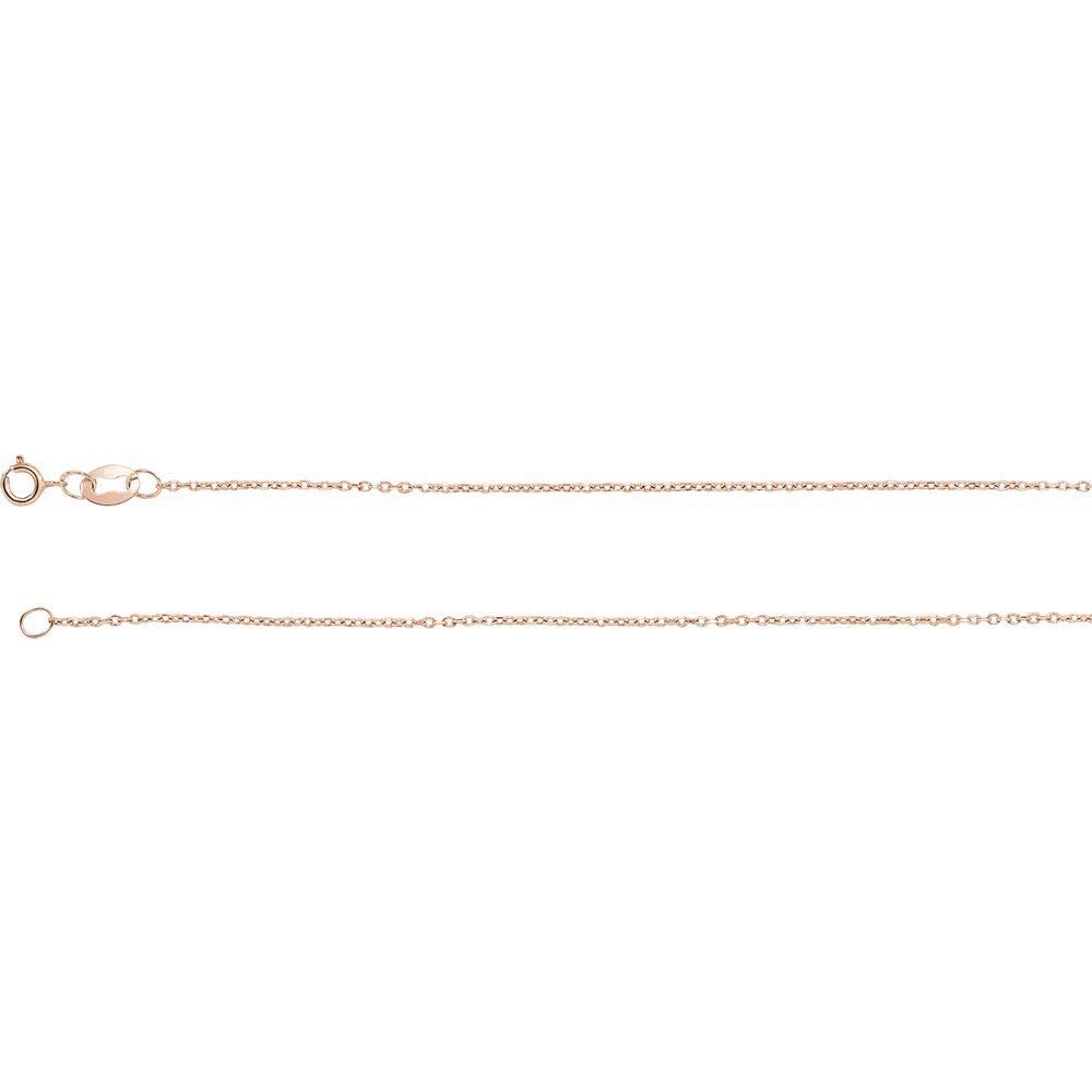 1mm Adjustable Diamond-Cut Cable Chain Necklace for Women - 14K Gold Plated Stainless Steel Jewelry - Perfect for Layering, Gifts & Everyday Wear