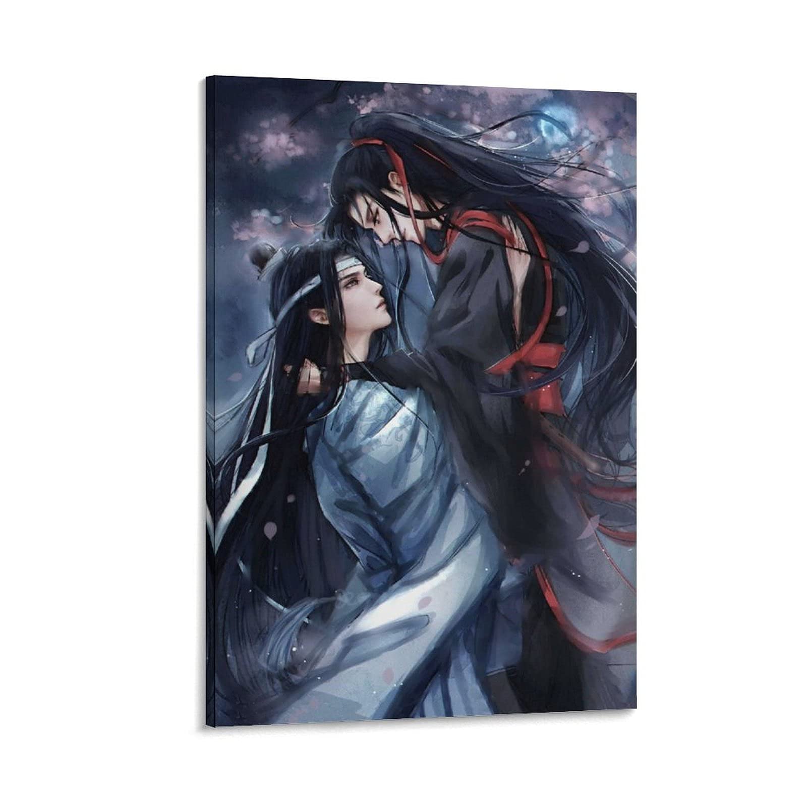 Mo Dao Zu Shi Anime Wall Art Poster - 24x36 Inch (60x90cm) Canvas Painting for Bedroom, Living Room, Office Decor - Perfect for Anime Fans, Home Decoration & Gift Giving