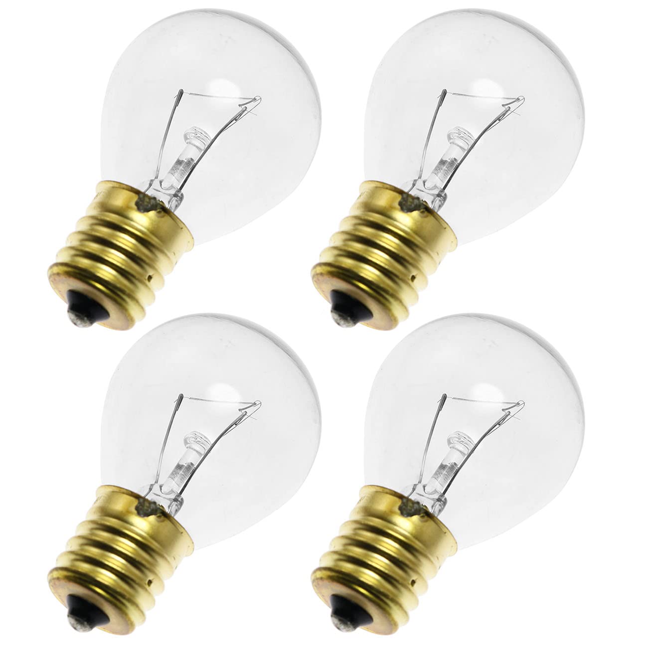 4PCS 120V 25W E17 Base Reflector Light Bulbs for Lava Lamps & Appliances - Dimmable Oven Bulb Replacement, Perfect for Home Decor, Kitchen Lighting & DIY Projects