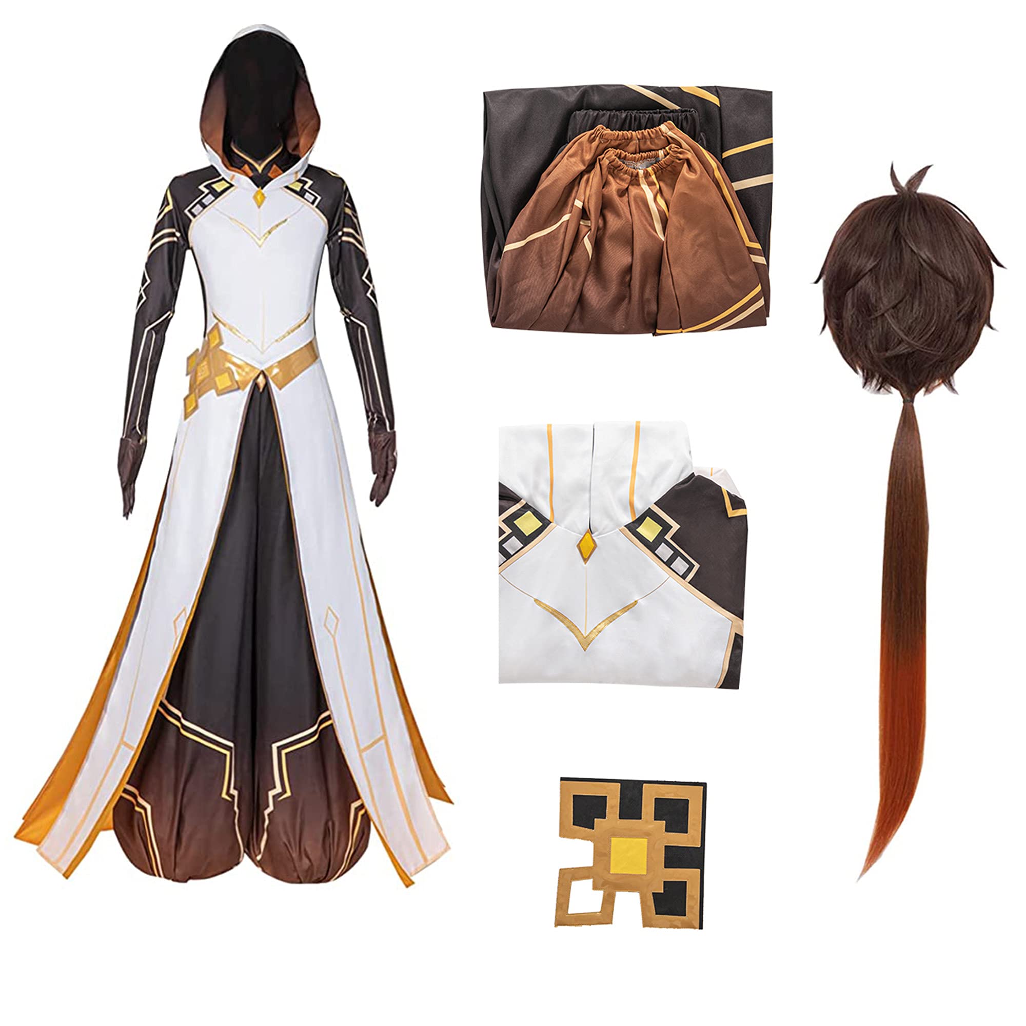 Albedo Cosplay Costume Full Set - Halloween Anime Roleplay Outfit for Adults | Perfect for Cosplay Events, Halloween Parties & Anime Conventions