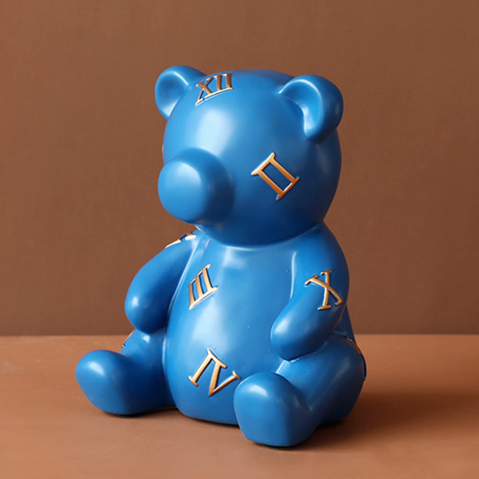 Bear Figurines - Modern Home Decor Sculptures & Art Statuettes for Kids | Cute Animal Ornaments for Nursery, Living Room & Gift Giving