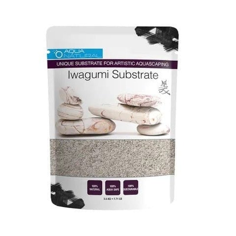 Aqua Natural Iwagumi Del Plato 3.5kg Fine Grain Aquarium Sand (0.5-1mm) - Perfect for Planted Tanks, Nano Aquascapes & Shrimp Habitats