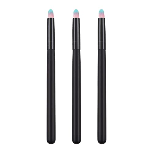 Premium 3-Piece Makeup Brush Set - Foundation, Concealer & Eyeshadow for Flawless Beauty Looks