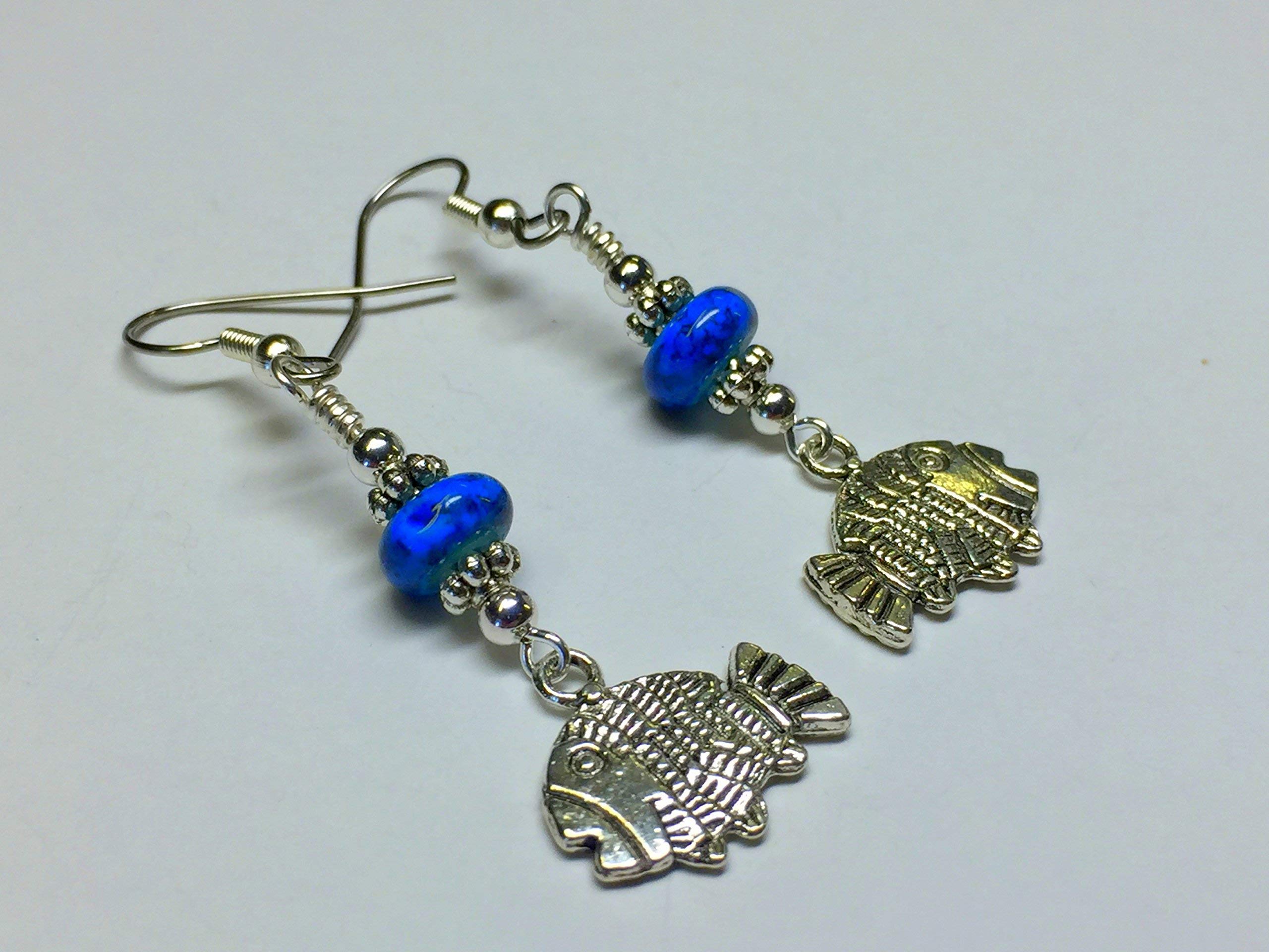 Handmade Tropical Fish Beaded Earrings for Women | Boho Beach Jewelry | Perfect for Summer Vacations, Beach Parties & Boho Fashion