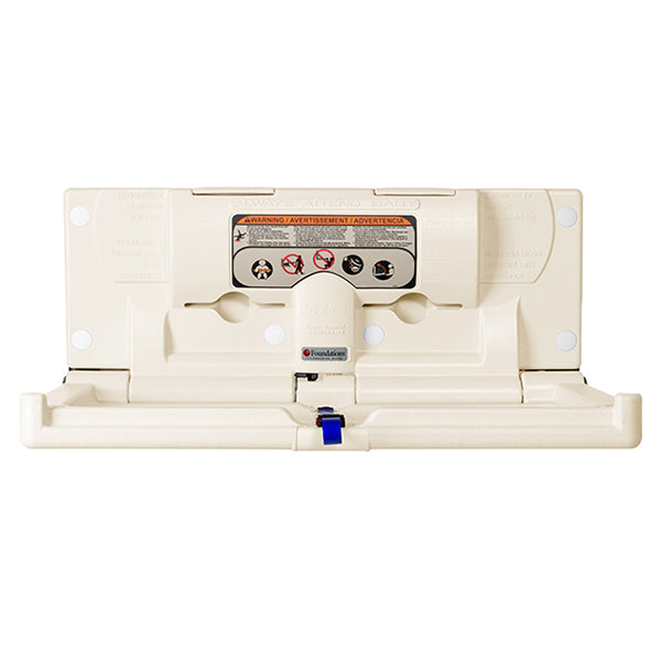 Classic Horizontal Surface Mount Baby Changing Station - Durable & Safe Diaper Changing Table for Nursery, Daycare & Public Restrooms - Easy Installation & Hygienic Design