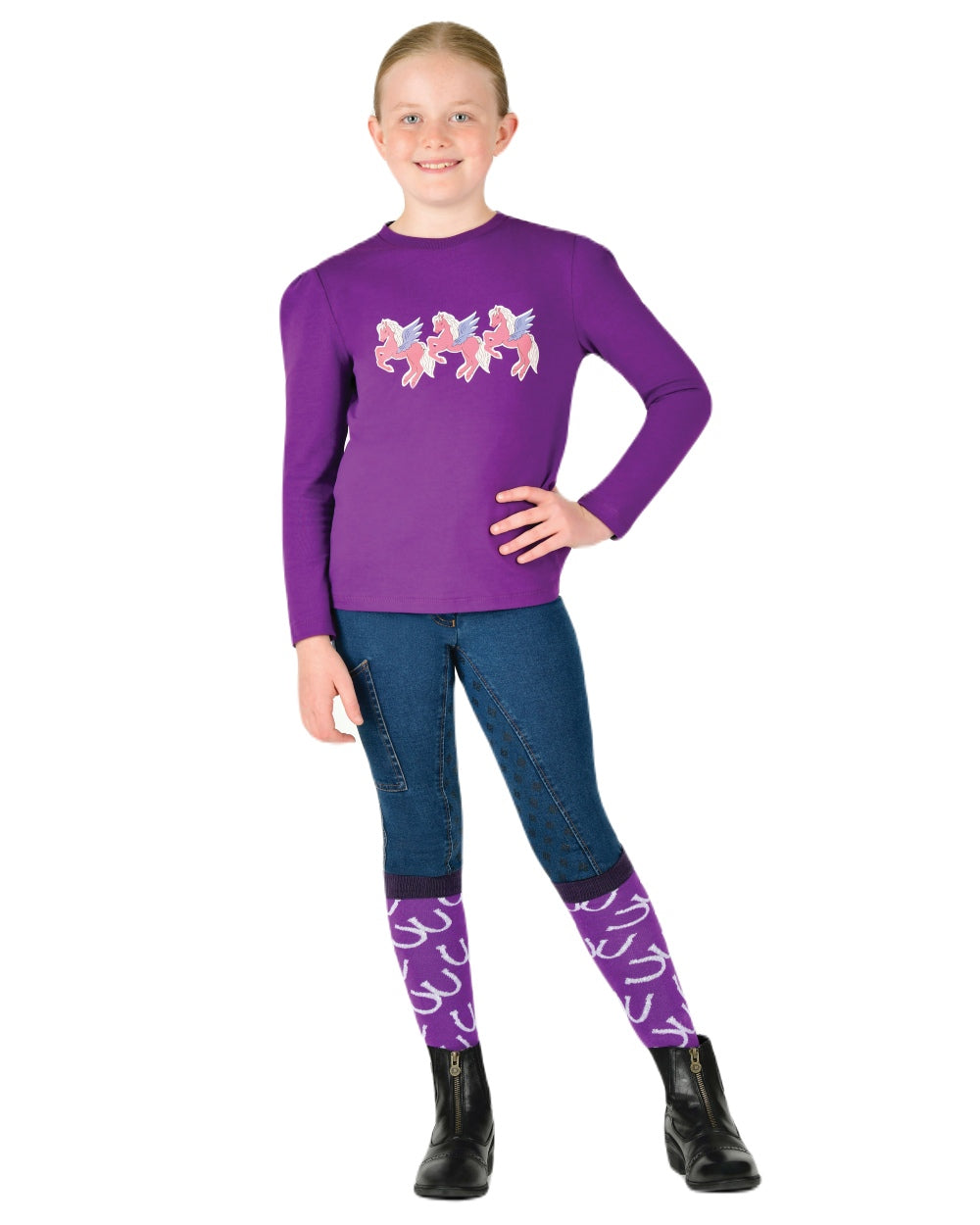 Dublin Kids Poppy Puff Sleeve T-Shirt - Cute Floral Print Top for Girls, Comfortable Cotton Tee for School, Playdates & Special Occasions