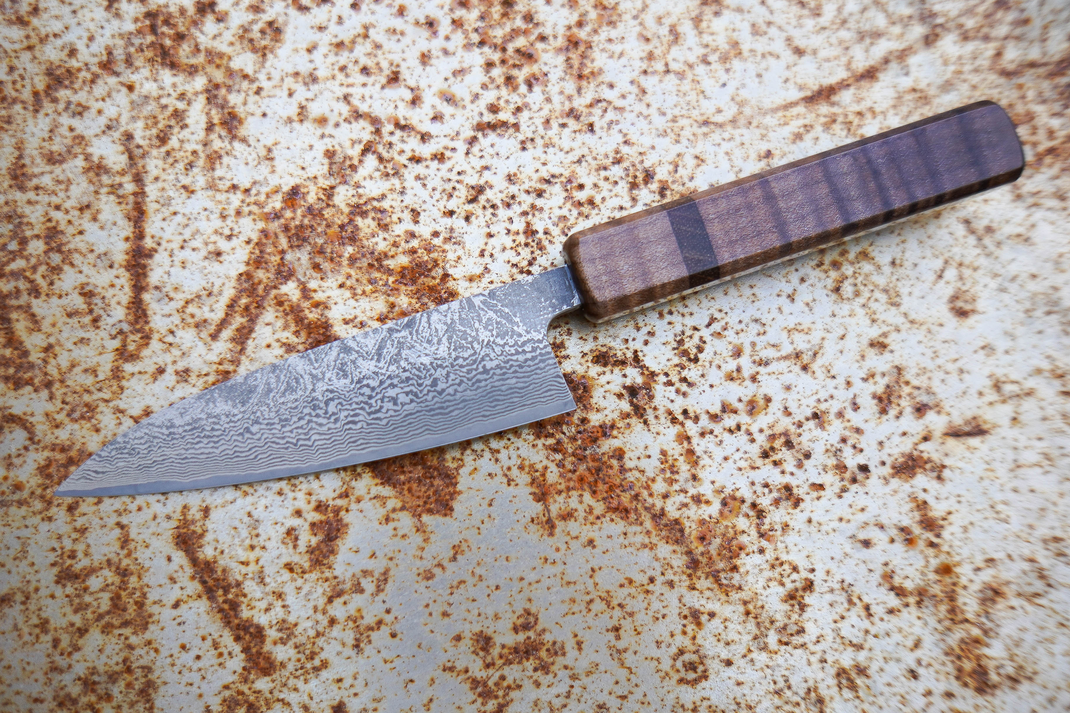 Shiro Kamo SG2 120mm Petty Knife - Japanese High-Carbon Stainless Steel Kitchen Knife for Precision Slicing, Dicing & Garnishing - Perfect for Chefs, Home Cooks & Culinary Enthusiasts