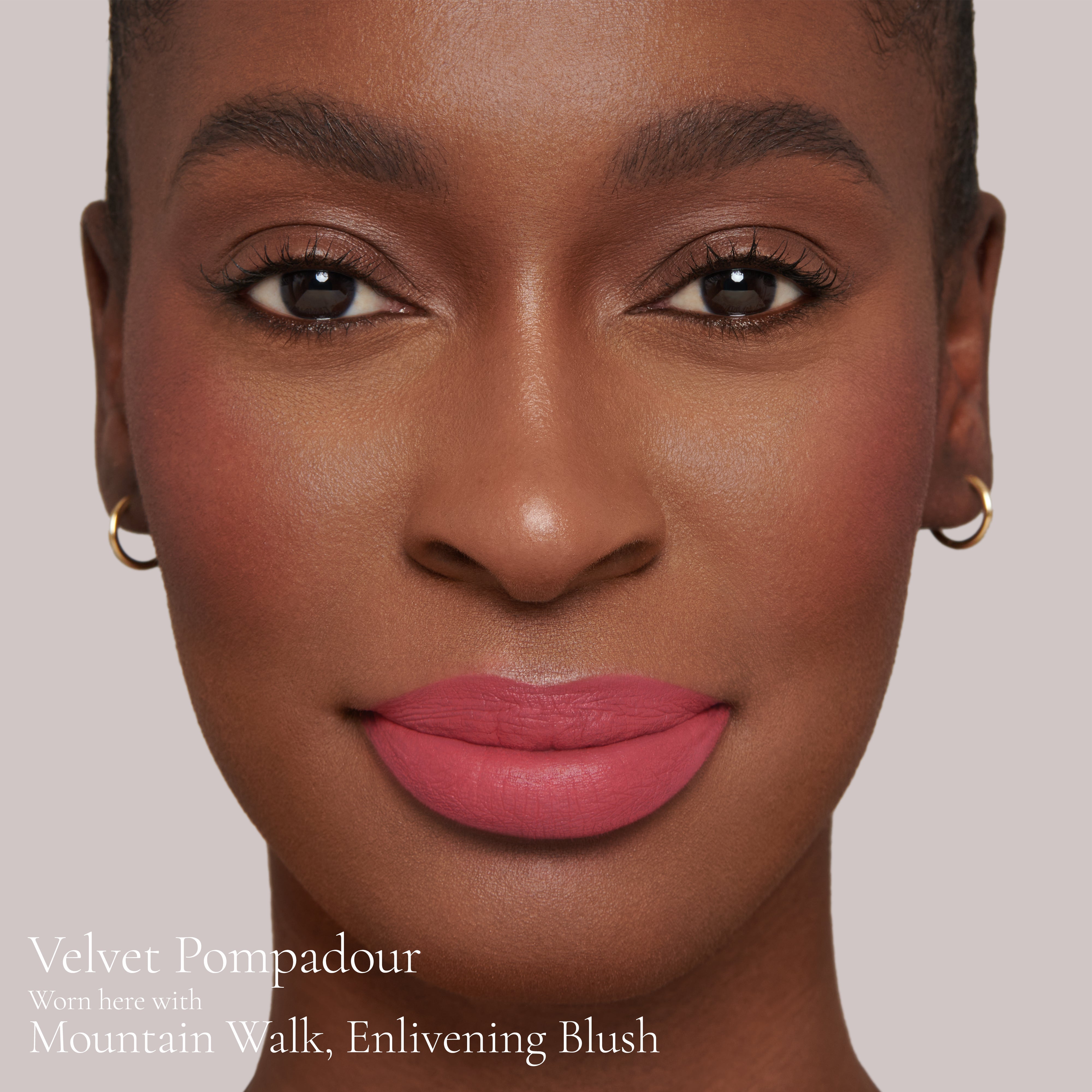 Velvet Pompadour True Velvet Lipstick - Long Lasting Matte Lip Color for Women, Hydrating & Non-Drying Formula - Perfect for Date Night, Parties and Everyday Wear