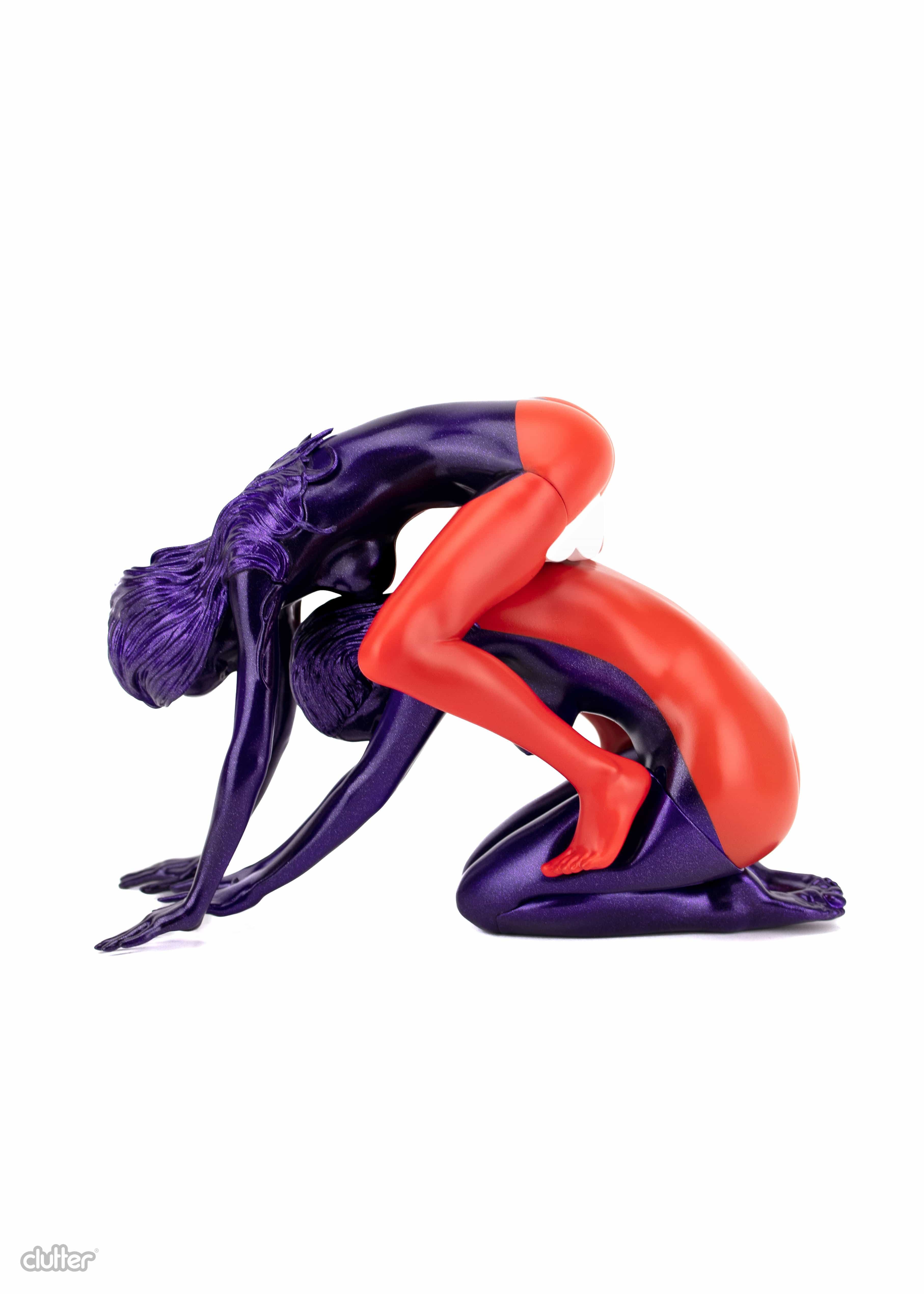 Ron English x Clutter Lady Lips Art Sculpture - IamRetro Exclusive Collectible Pop Art Decor for Home & Office Display