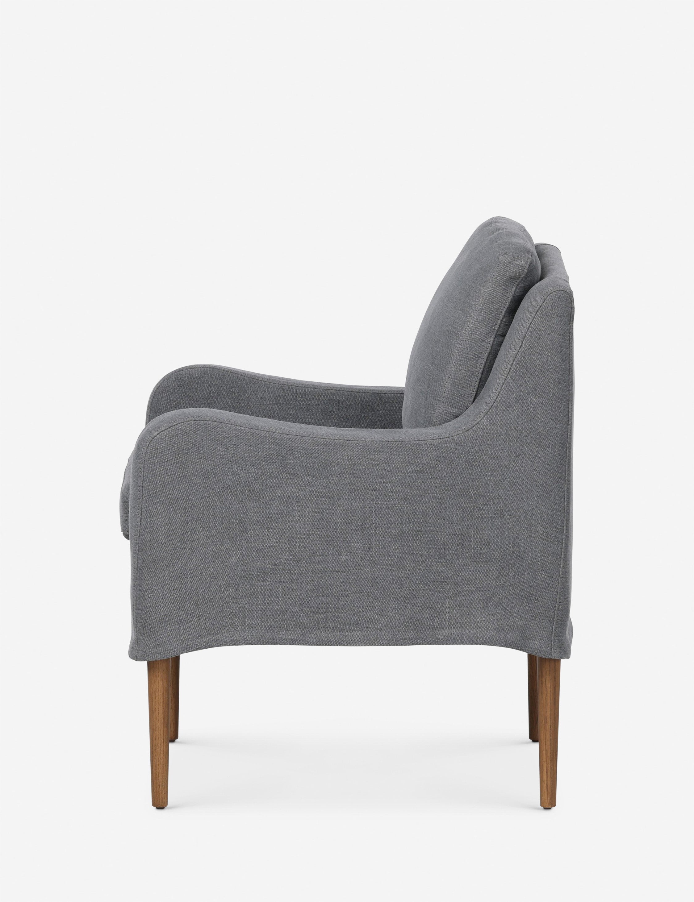 Aurelia Dining Chair by Amber Lewis x Four Hands - Modern Upholstered Dining Room Chair for Home & Restaurant Use