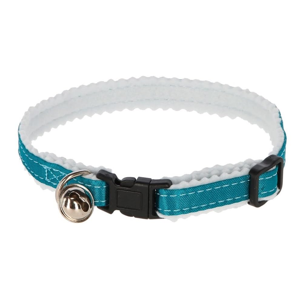 Reflective Cat Collar with Bell - Adjustable & Safe for Night Visibility - Perfect for Outdoor Adventures & Indoor Safety (Assorted Colors)