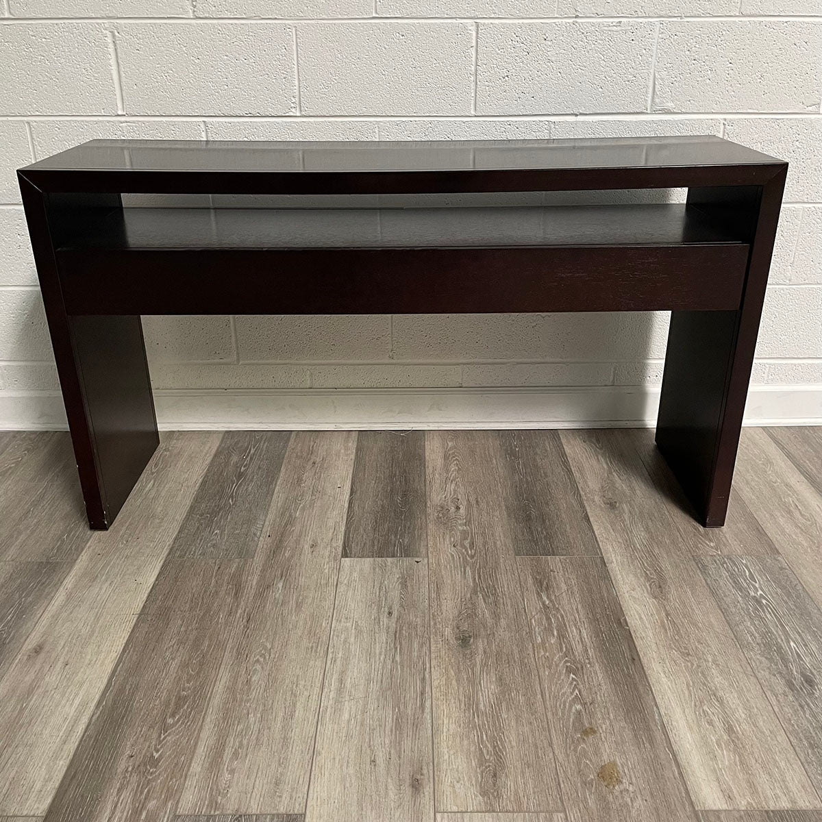 Modern Wooden Console Table with 2 Storage Drawers - Entryway Sofa Table for Hallway, Living Room & Bedroom Decor