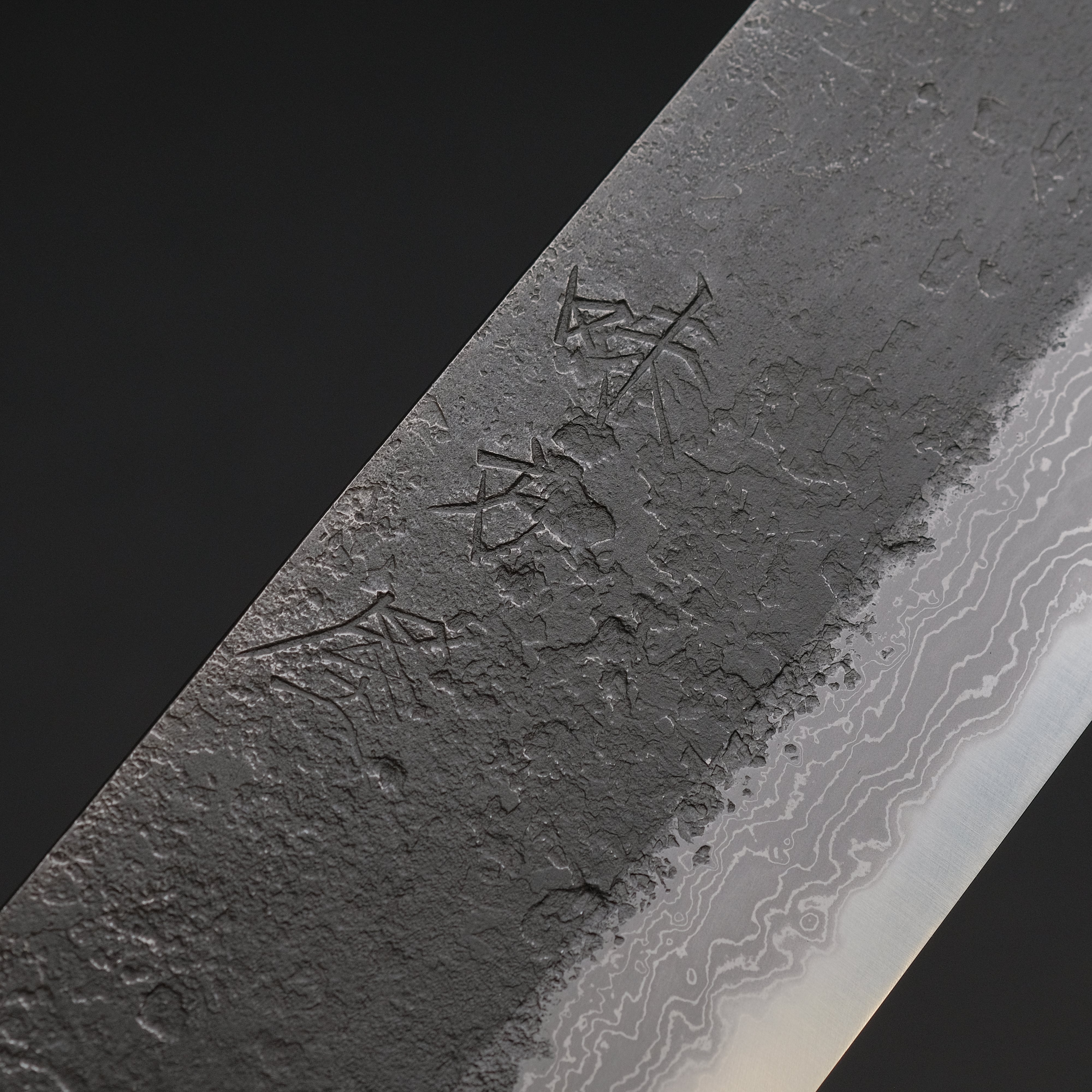 Premium Ajikataya White #2 Nashiji Damascus Santoku Knife 180mm - Olive Wood & Buffalo Horn Handle (#51) - Perfect for Sushi, Vegetables & Meat Cutting - Japanese Chef's Kitchen Essential