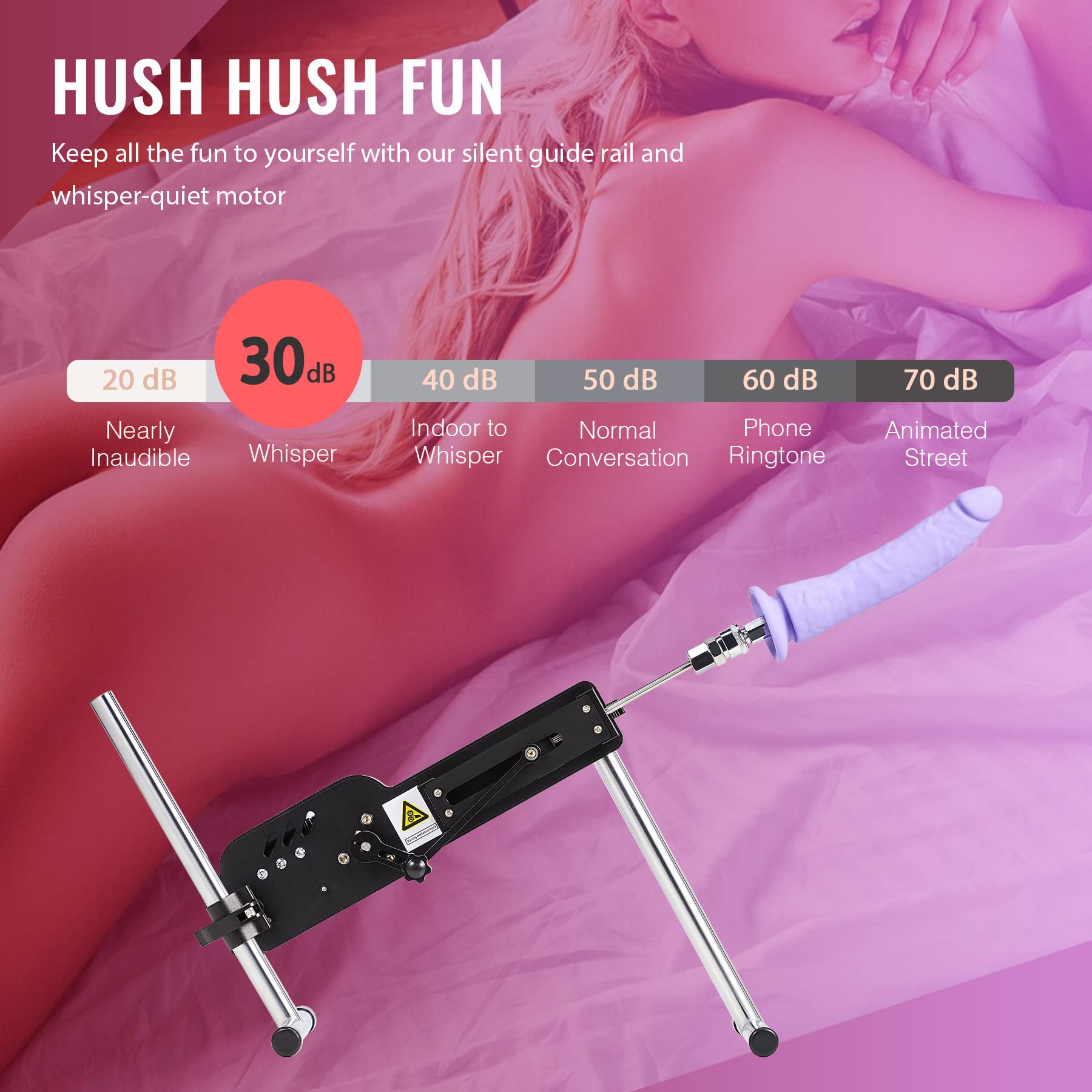 Premium SENSUA Thrusting Dildo Sex Machine with Wireless Remote - 8