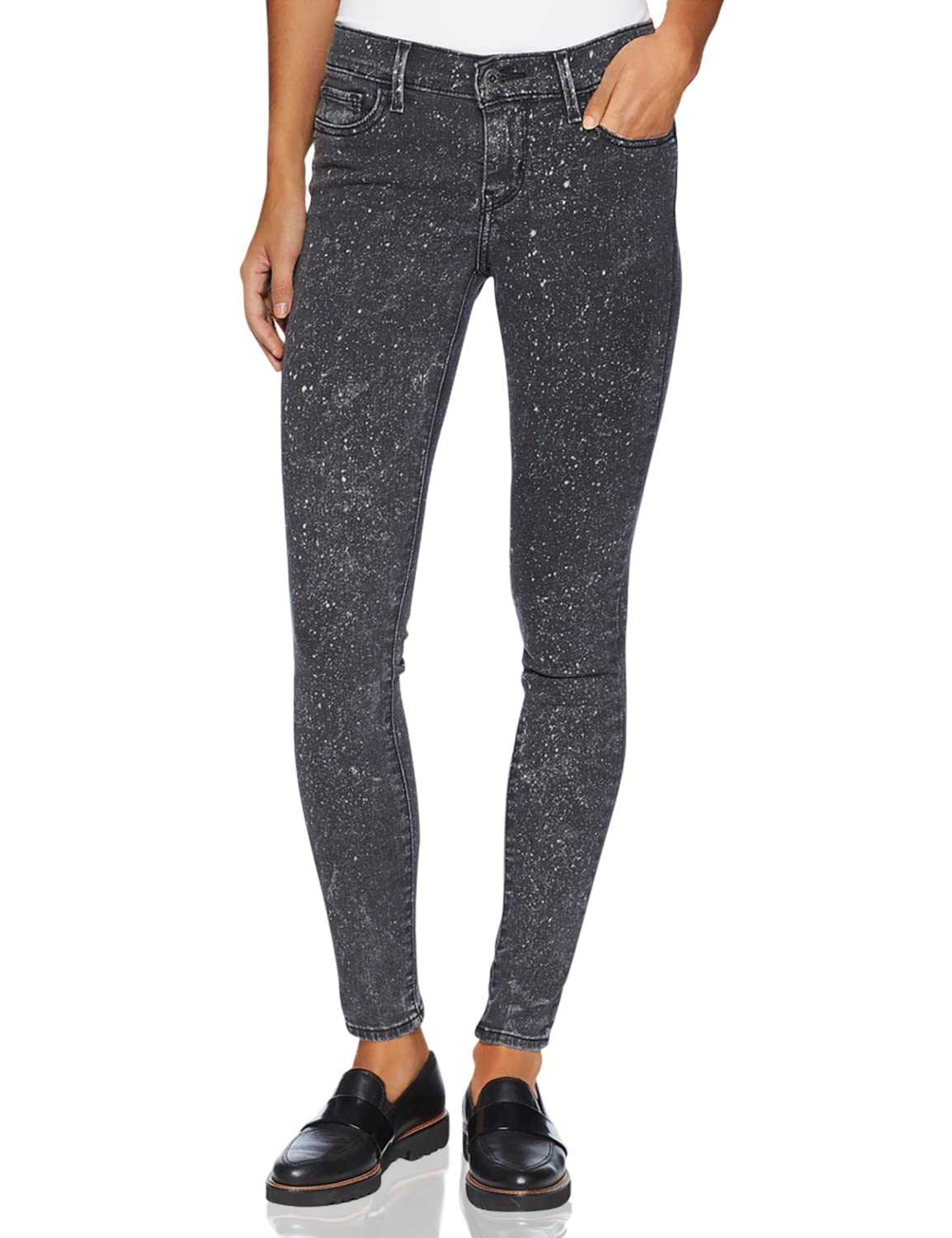 Levi's Women's 710 Super Skinny Jeans - High Waist Stretch Denim Pants for Casual Wear & Night Out