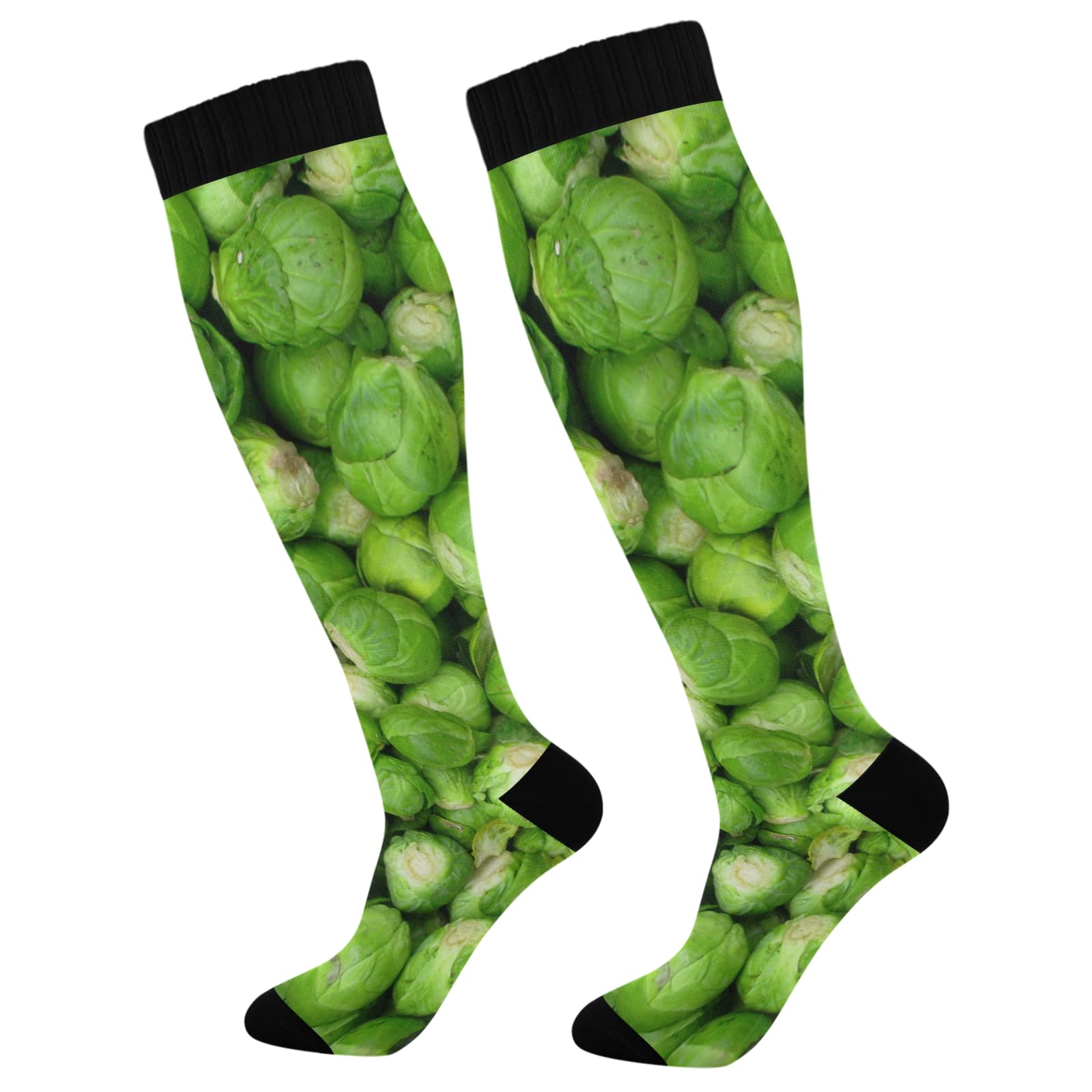 Best Compression Socks for Women & Men - Knee High Calf Support Socks (1 Pair) - Perfect for Running, Travel & Varicose Vein Relief