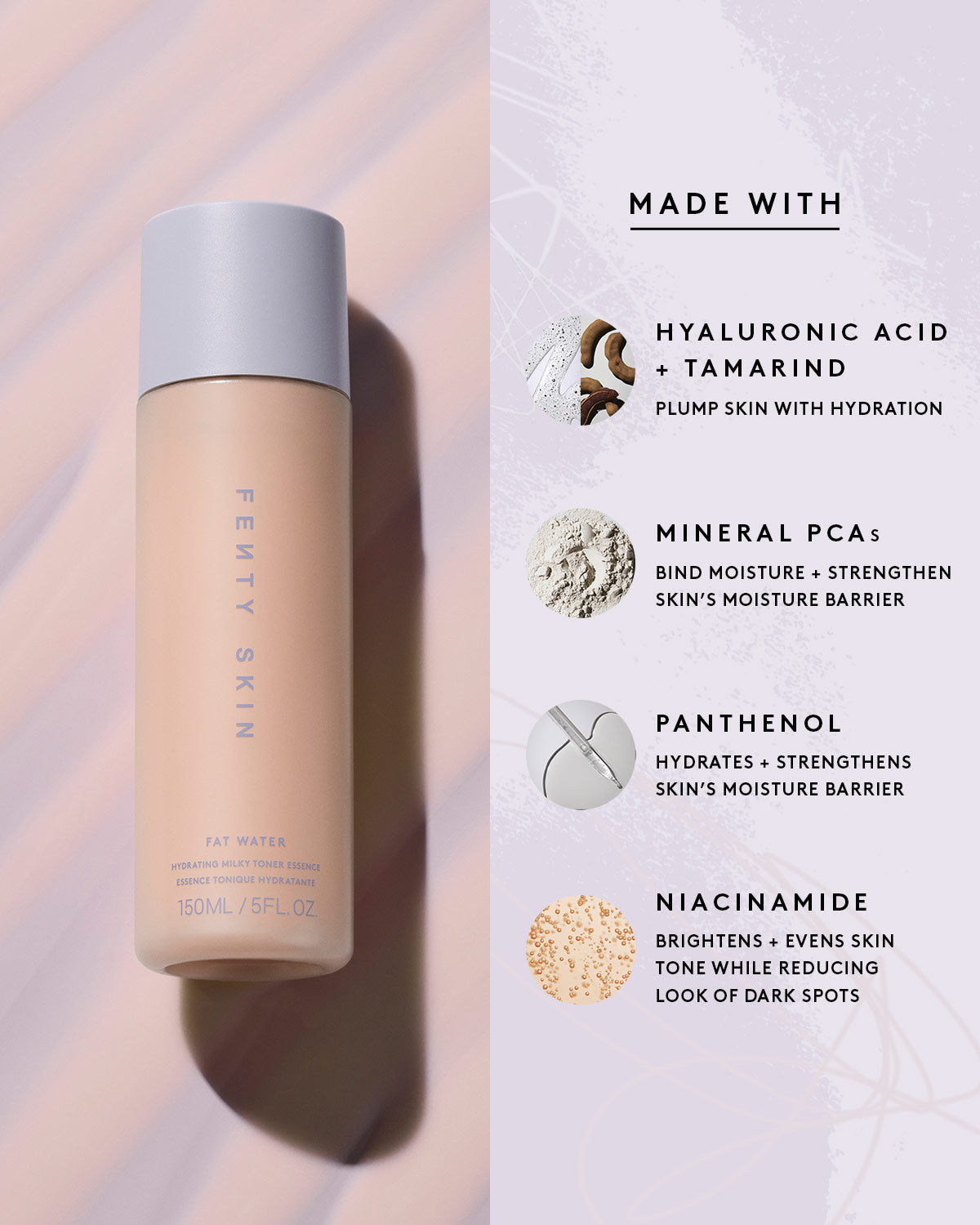 Hydrating Milky Toner Essence with Hyaluronic Acid & Tamarind - Moisturizing Facial Serum for Dry Skin | Perfect for Daily Skincare Routine & Hydration Boost