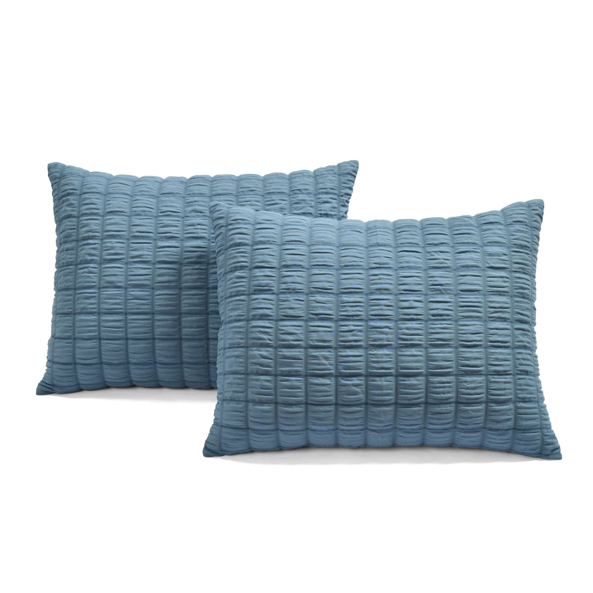 Luxury Crinkle Textured Dobby Comforter Set - Queen Size Bedding with Pillow Shams - Soft & Breathable for All Seasons - Perfect for Master Bedroom, Guest Room & Cozy Home Decor