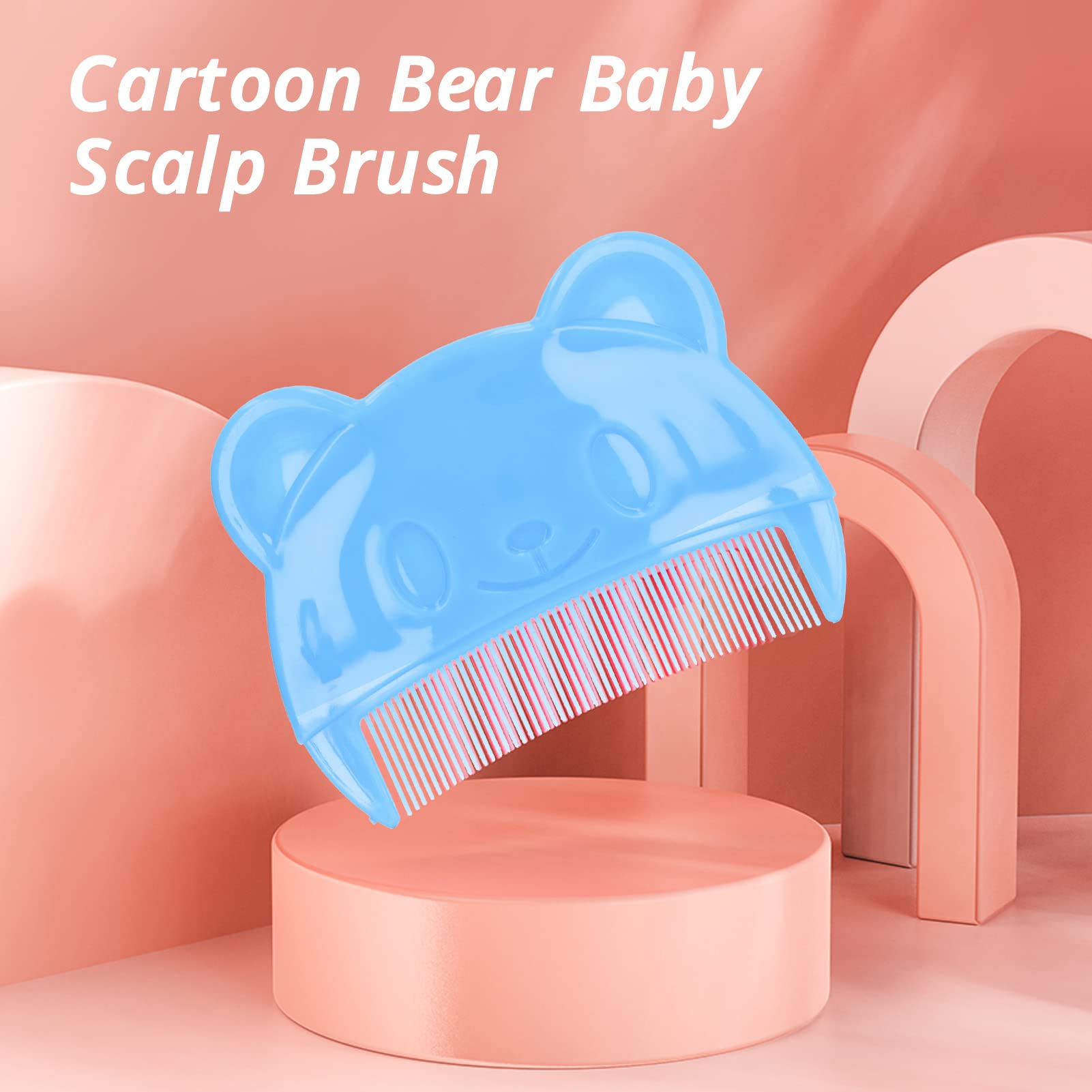 **Soft Silicone Baby Bath Brush & Comb Set with Bristle Brush & Storage Box – Gentle Newborn & Toddler Hair Care – Perfect for Baby Showers & Registry Gifts**    *(Ideal for Sensitive Scalp, Bath Time Bonding & Daily Grooming Routine)*