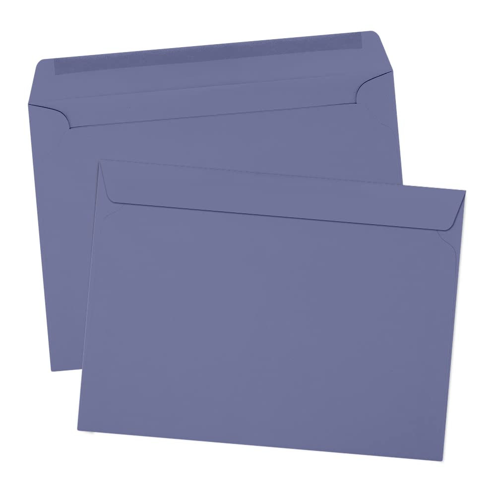 LUXPaper 9 x 12 Booklet Envelopes - Wisteria Purple, 80lb Text Weight, Pack of 250 | Perfect for Wedding Invitations, Business Correspondence & Mailing Documents