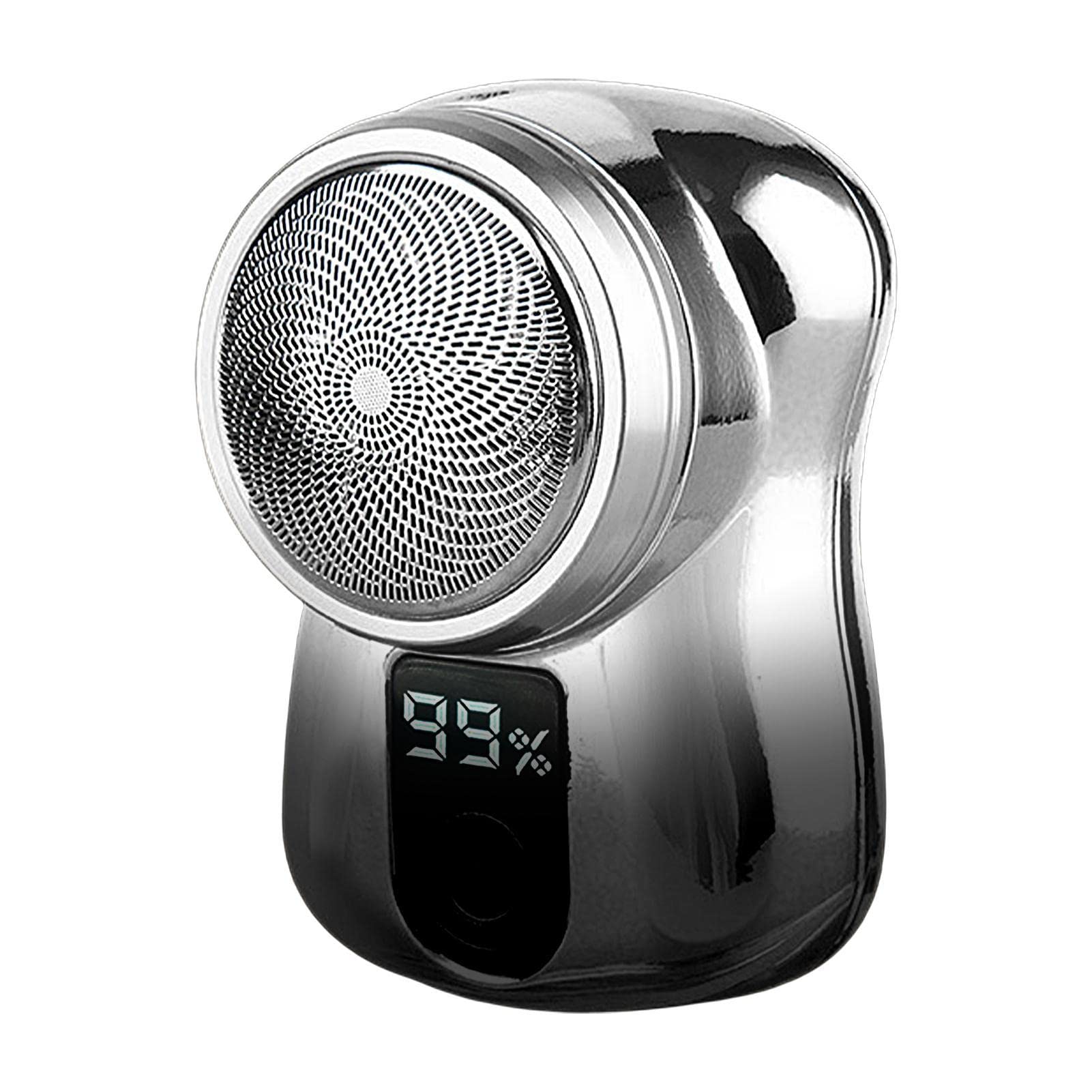 USB Rechargeable Electric Shaver - Portable Travel Shaver for Men, Waterproof Foil Shaver with One-Button Operation, Compact Pocket Size for Home, Car & On-The-Go Grooming