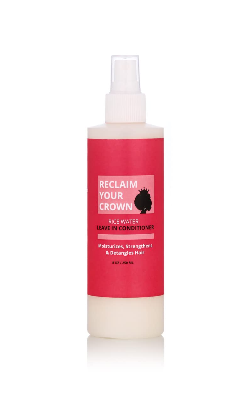 Rice Water Leave-In Conditioner for Hair Growth & Moisture - Hydrates Dry Hair, Softens & Strengthens - Perfect for Daily Use, Damaged Hair Repair & Natural Hair Care