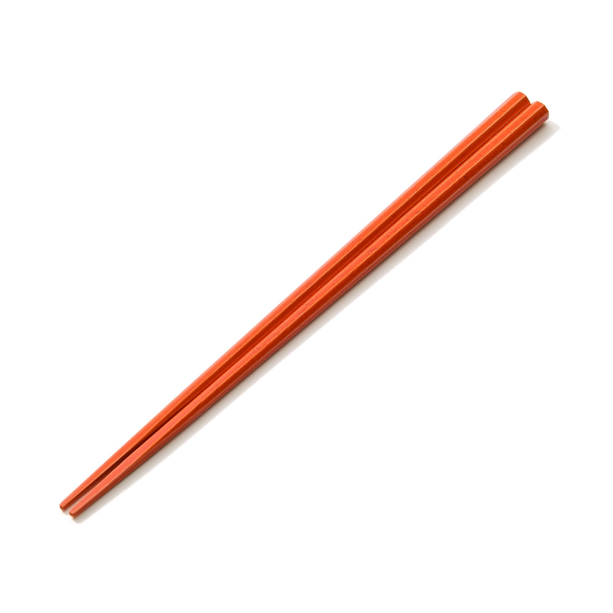 Premium Octagon Orange Wood Chopsticks - Elegant & Durable Asian Dining Utensils for Sushi, Ramen, and Home Cooking
