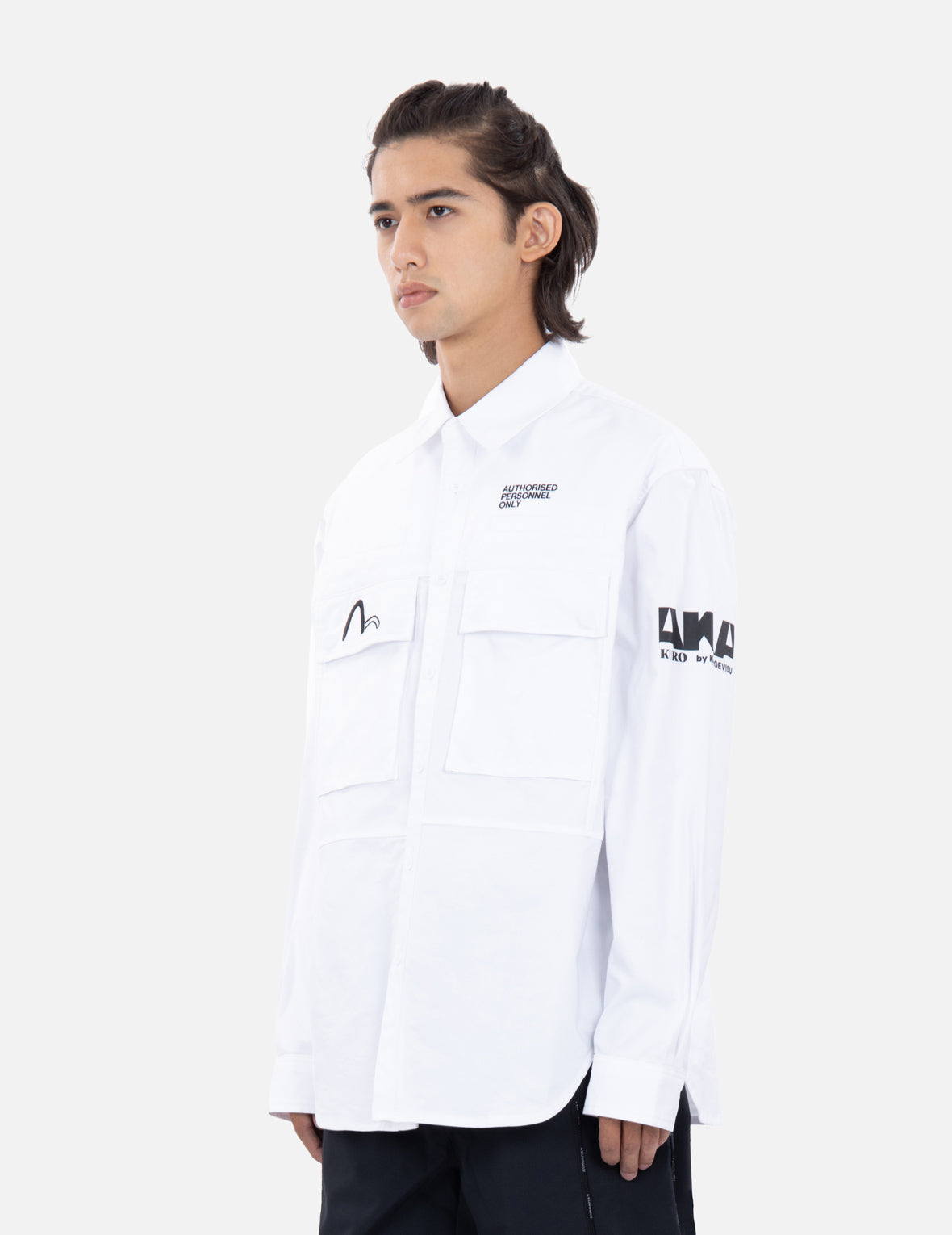 Stylish Multi-Logo Printed Cargo Shirt for Men - Trendy Streetwear & Casual Outfit Essential | Perfect for Urban Fashion, Outdoor Adventures & Everyday Wear