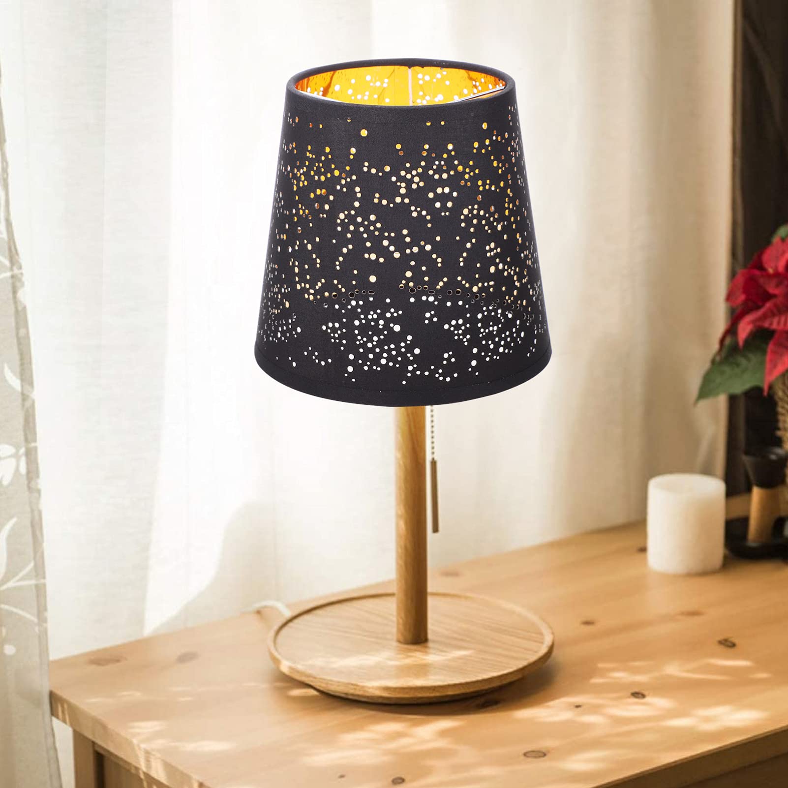 Premium OSALADI Linen Fabric Lampshade - Replacement Chandelier Shade, Wall Candelabra Light Cover for Living Room, Bedroom & Dining Room Decor