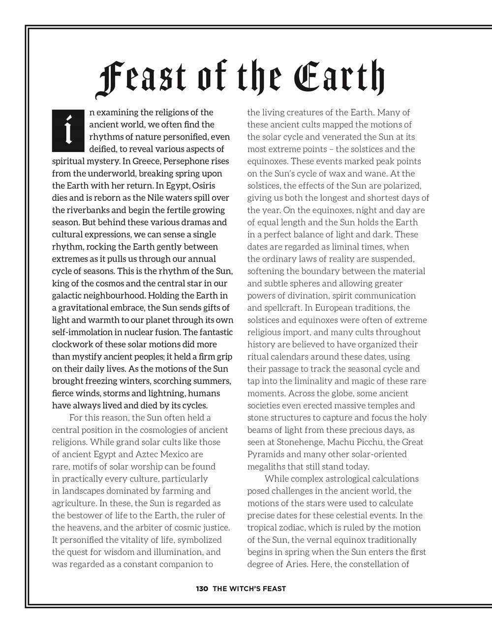 The Witch's Feast: A Kitchen Grimoire - Magical Recipes & Spells for Modern Witches | Perfect for Pagan Holidays, Moon Rituals & Kitchen Witchcraft