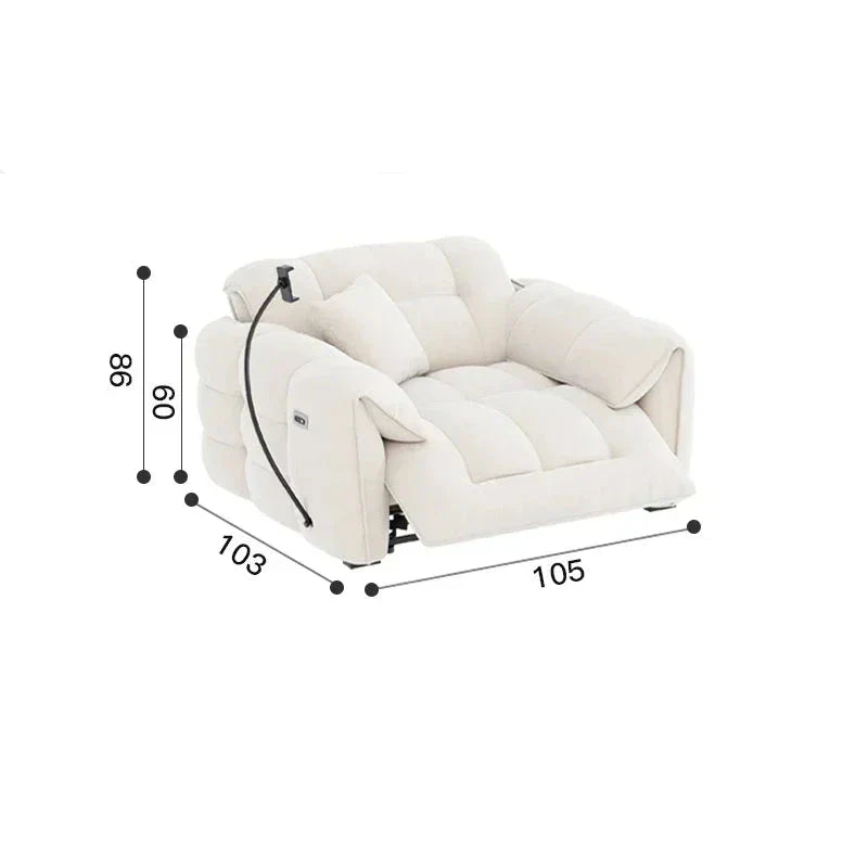 Luxury Electric Recliner Sofa Set - Premium Comfort, Stylish Design & Remote Control for Living Room, Home Theater & Lounge Spaces