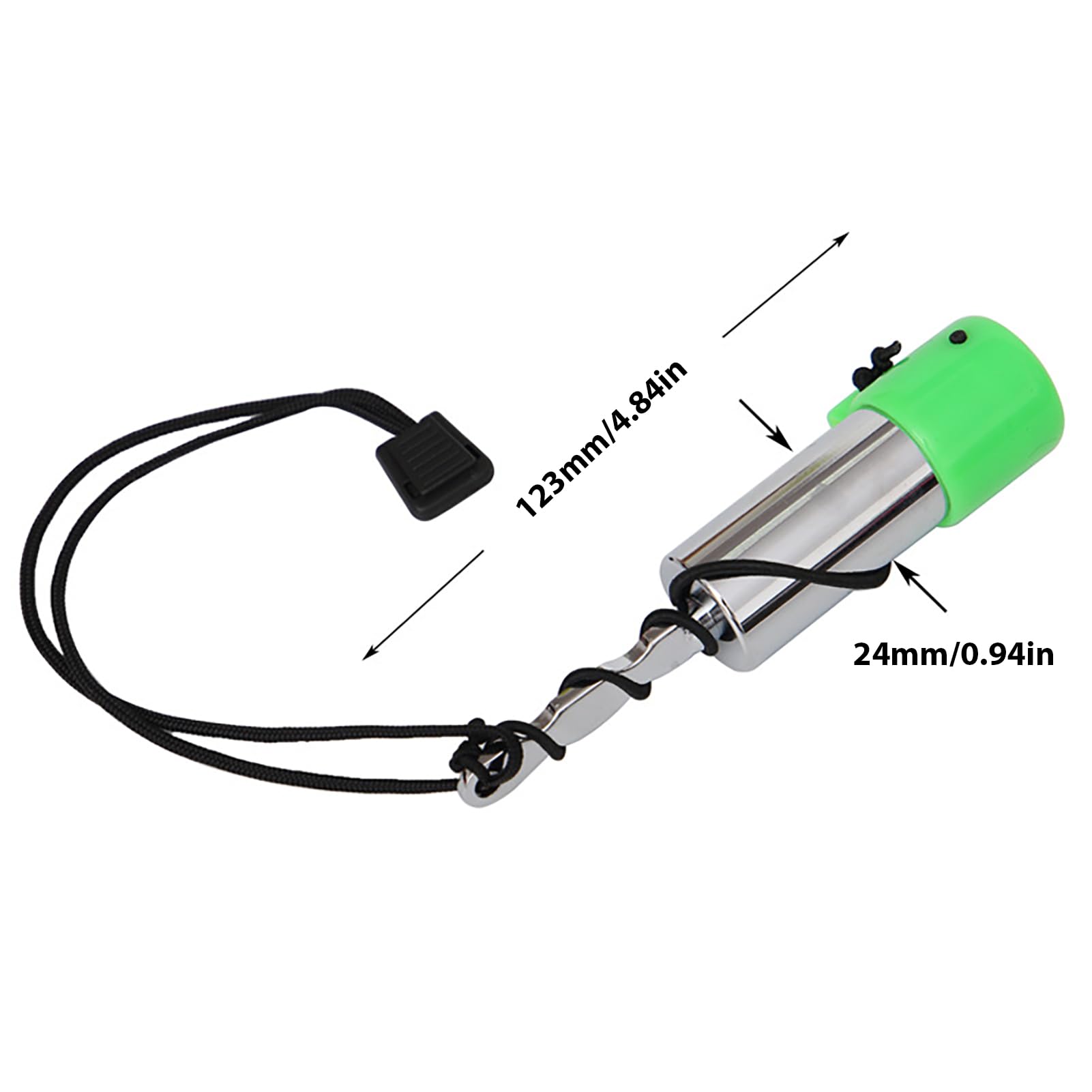 Scuba Diving Noise Maker - Underwater Shaker with Clip, Emergency Whistle & Rattle Stick for Scuba Gear | Survival Signal Bell for Divers | Perfect for Underwater Communication & Emergency Situations