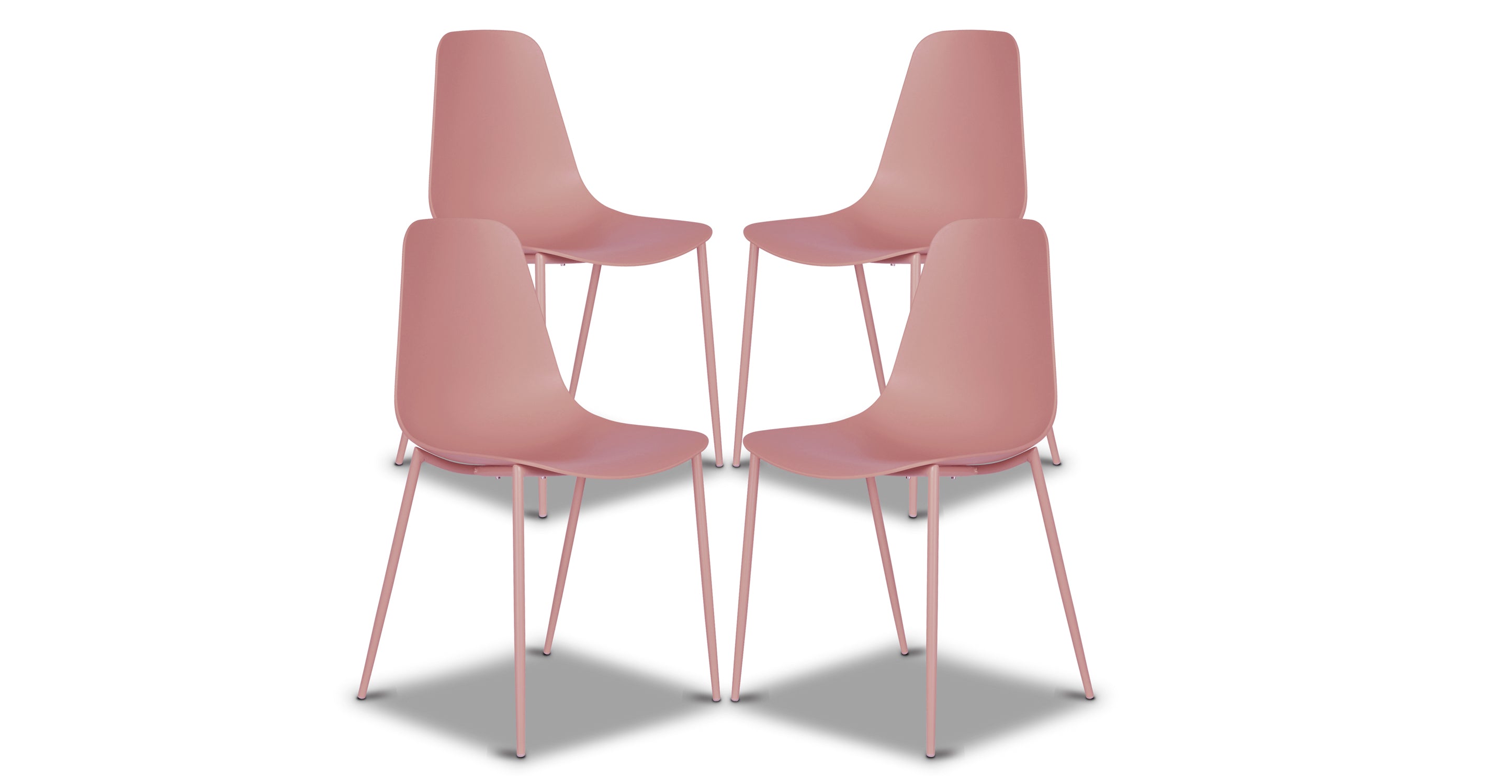 Isla Dining Chair - Modern Wooden Dining Room Chairs Set of 2, Comfortable Upholstered Seat with Sturdy Metal Legs - Perfect for Kitchen, Dining Room, Breakfast Nook & Home Decor