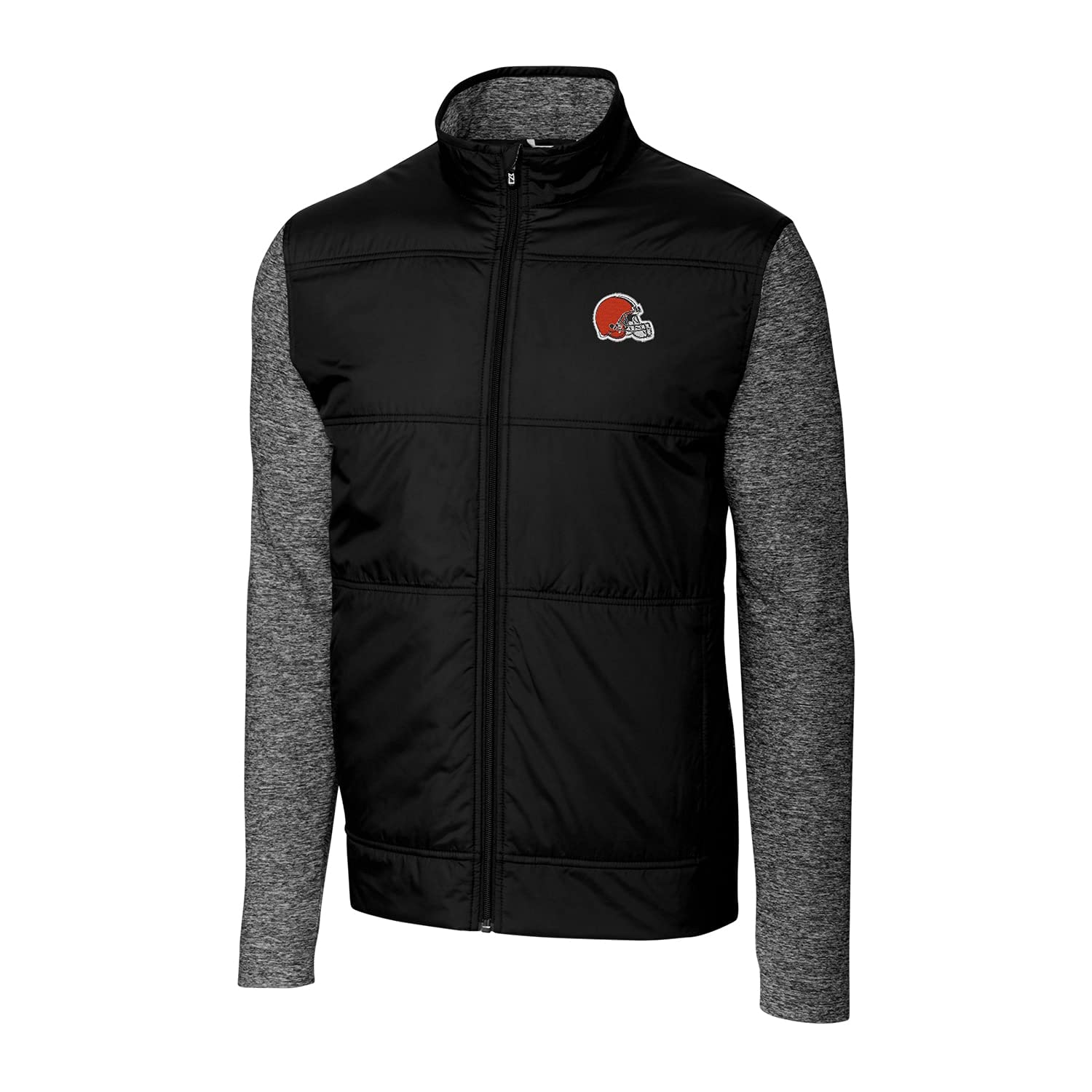 Cutter & Buck Men's NFL Big & Tall Stealth Full-Zip Jacket - Waterproof Windbreaker for Football Fans - Perfect for Game Day, Tailgating & Outdoor Activities