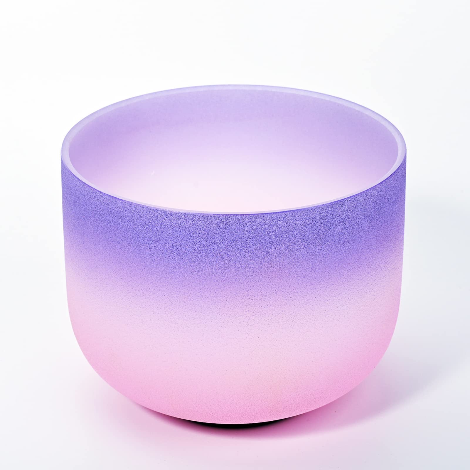 9 Inch Frosted Quartz Crystal Singing Bowl with O-Ring & Silicone Striker for Yoga, Meditation, Sound Healing - Premium Handcrafted Musical Instrument for Relaxation, Chakra Balancing & Spiritual Practice