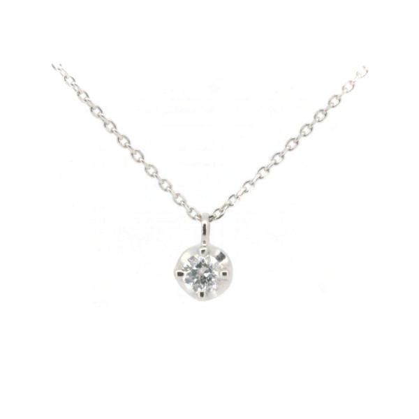 4K Diamond Necklace for Women - 10K White Gold & Silver Pendant, Pre-Owned in Excellent Condition - Perfect for Weddings, Anniversaries & Special Occasions