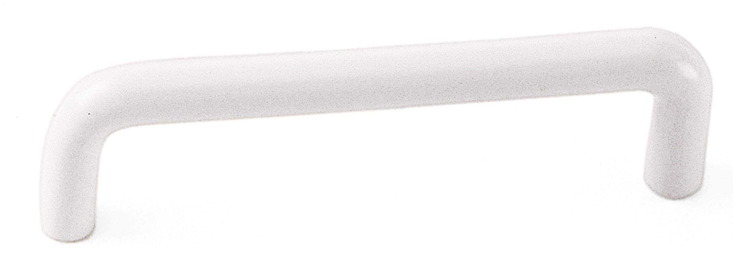 Laurey 34742 4 Inch White Plastic Cabinet Hardware Pulls - 250 Piece Pack for Kitchen, Bathroom & Office Drawer Handles - Durable & Easy to Install