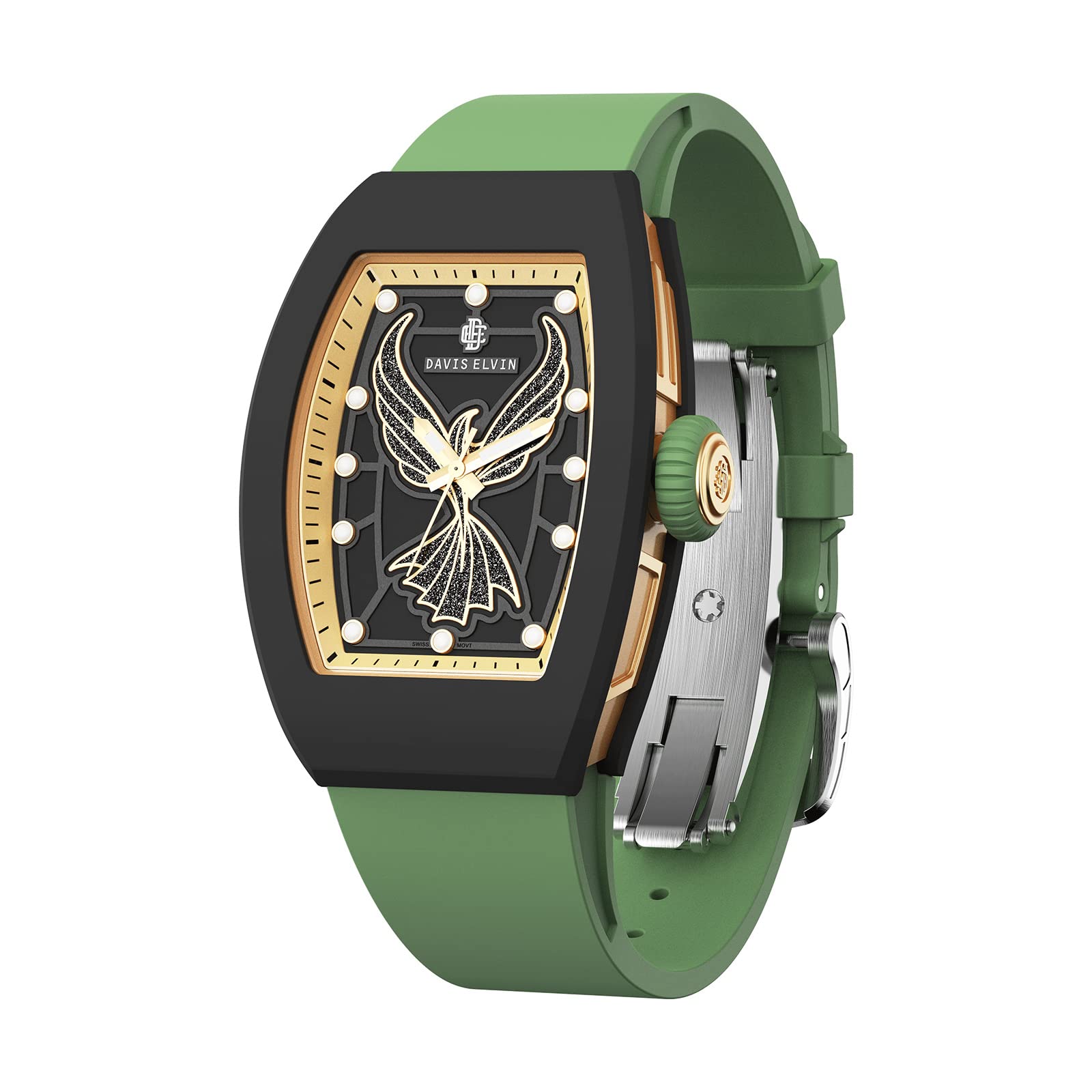 Tonneau Design Women's Wristwatch - Swiss Quartz Movement Ceramic Watch | Elegant Ladies Watch for Birthday Gifts, Anniversary & Special Occasions | Water Resistant Fashion Watch for Daily Wear & Formal Events