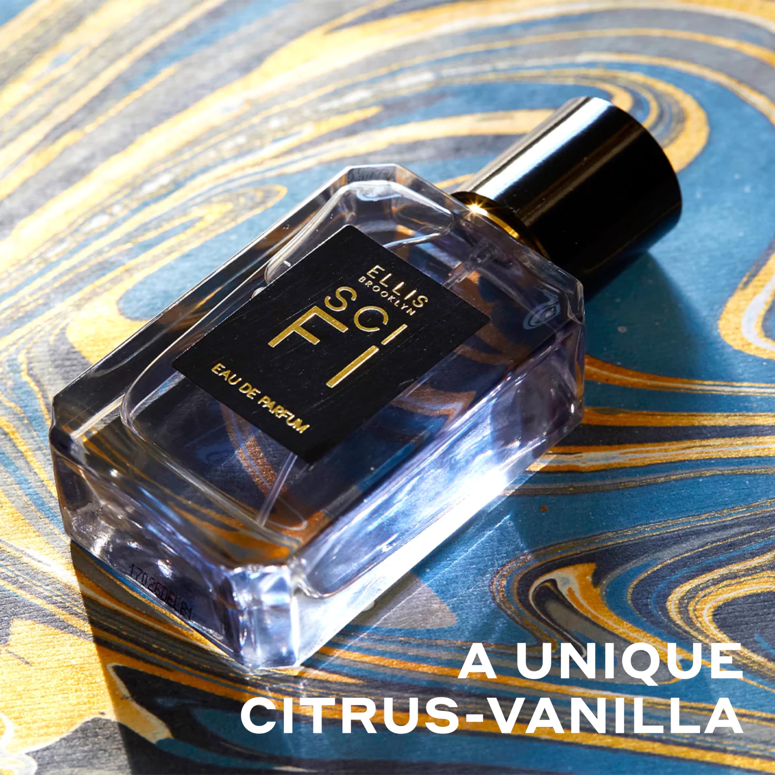 Ellis Brooklyn SCI FI Eau De Parfum for Women - Vegan Aromatic Gourmand Perfume with Bergamot, Green Tea & Cashmere Woods | Made in USA | Perfect for Date Nights, Office Wear & Special Occasions